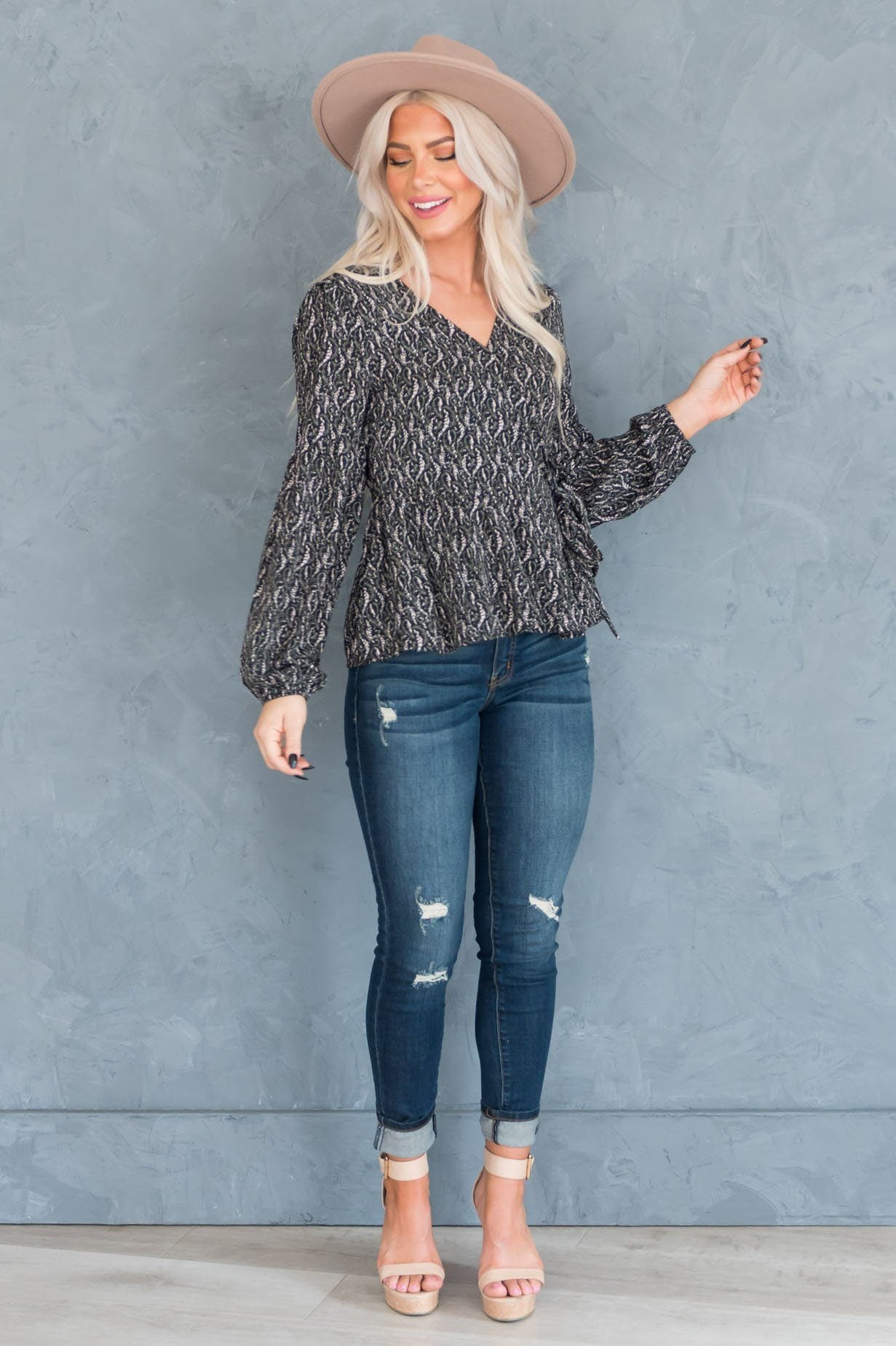 First Chance Modest Blouse Tops vendor-unknown