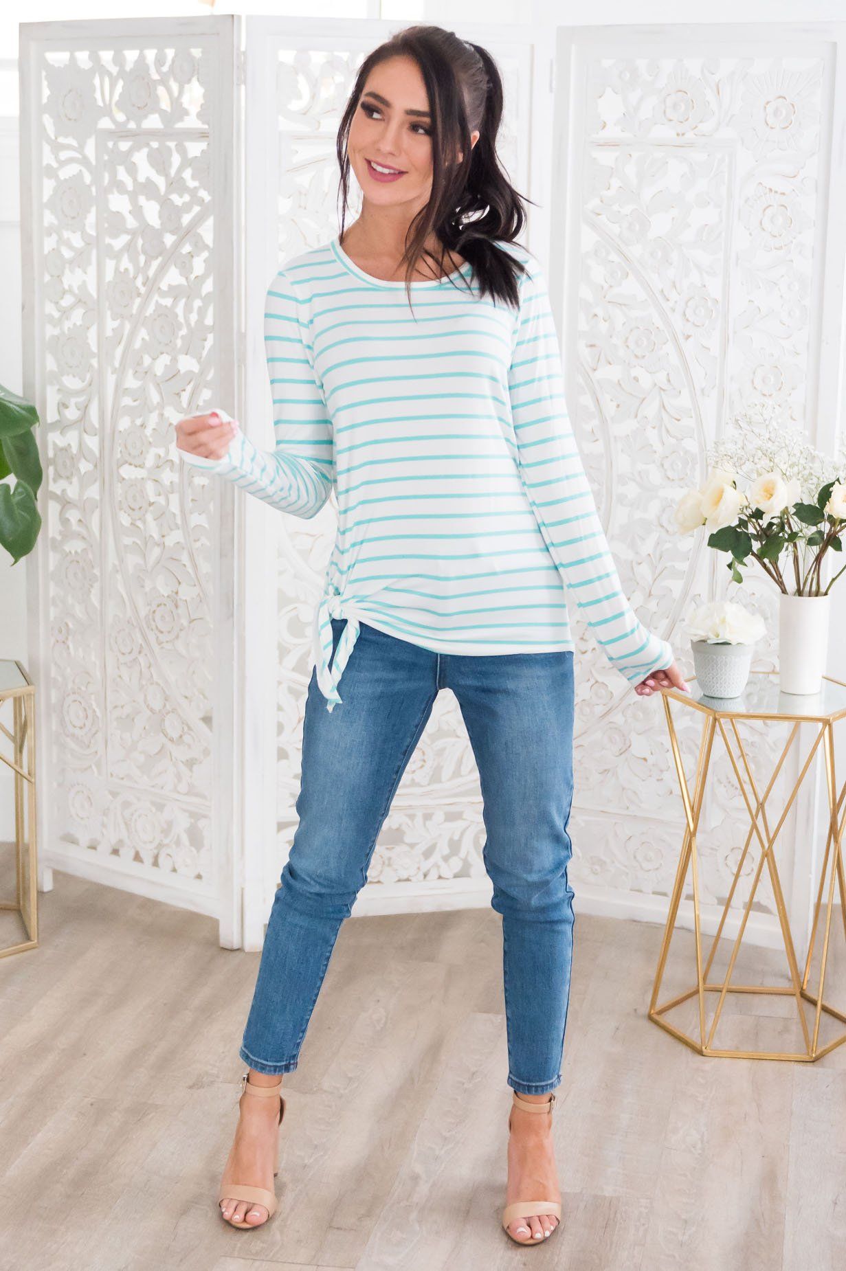 Adventure Filled Day Modest Top Tops vendor-unknown