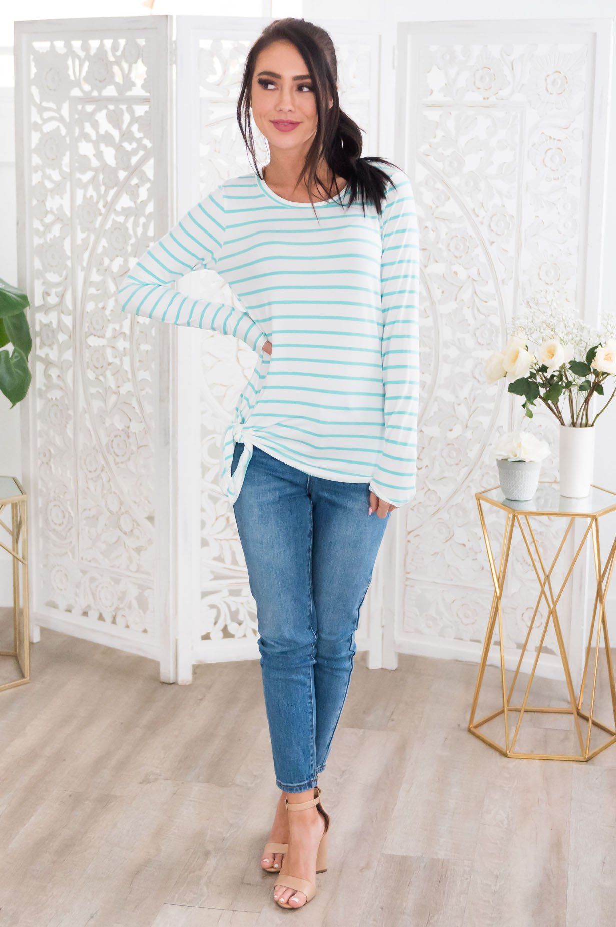 Adventure Filled Day Modest Top Tops vendor-unknown