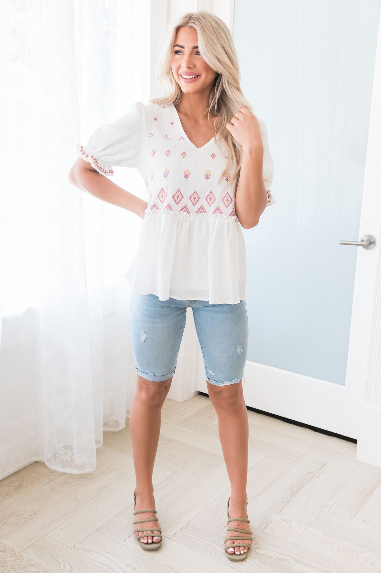 Living Lavish Modest Blouse Tops vendor-unknown