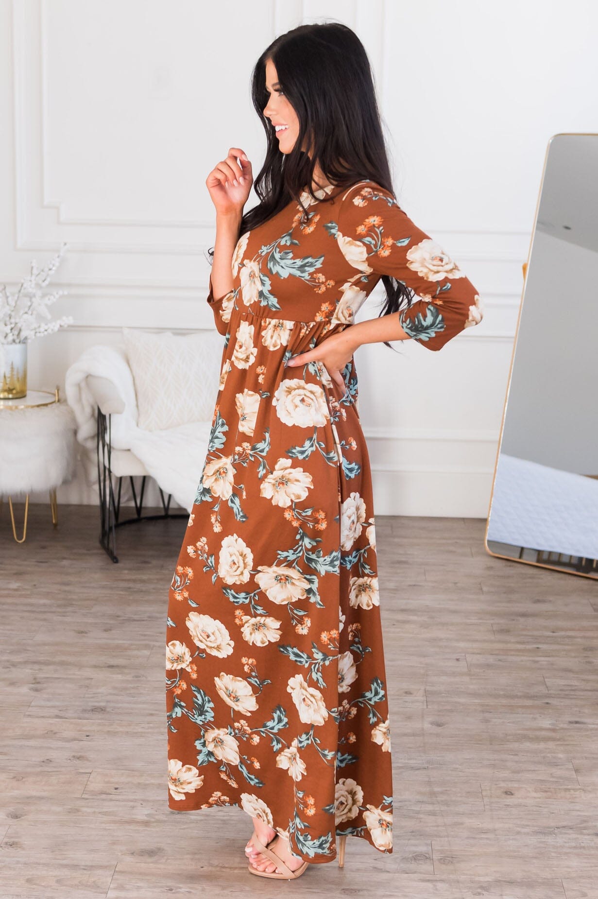 The Adriel Modest Dresses vendor-unknown