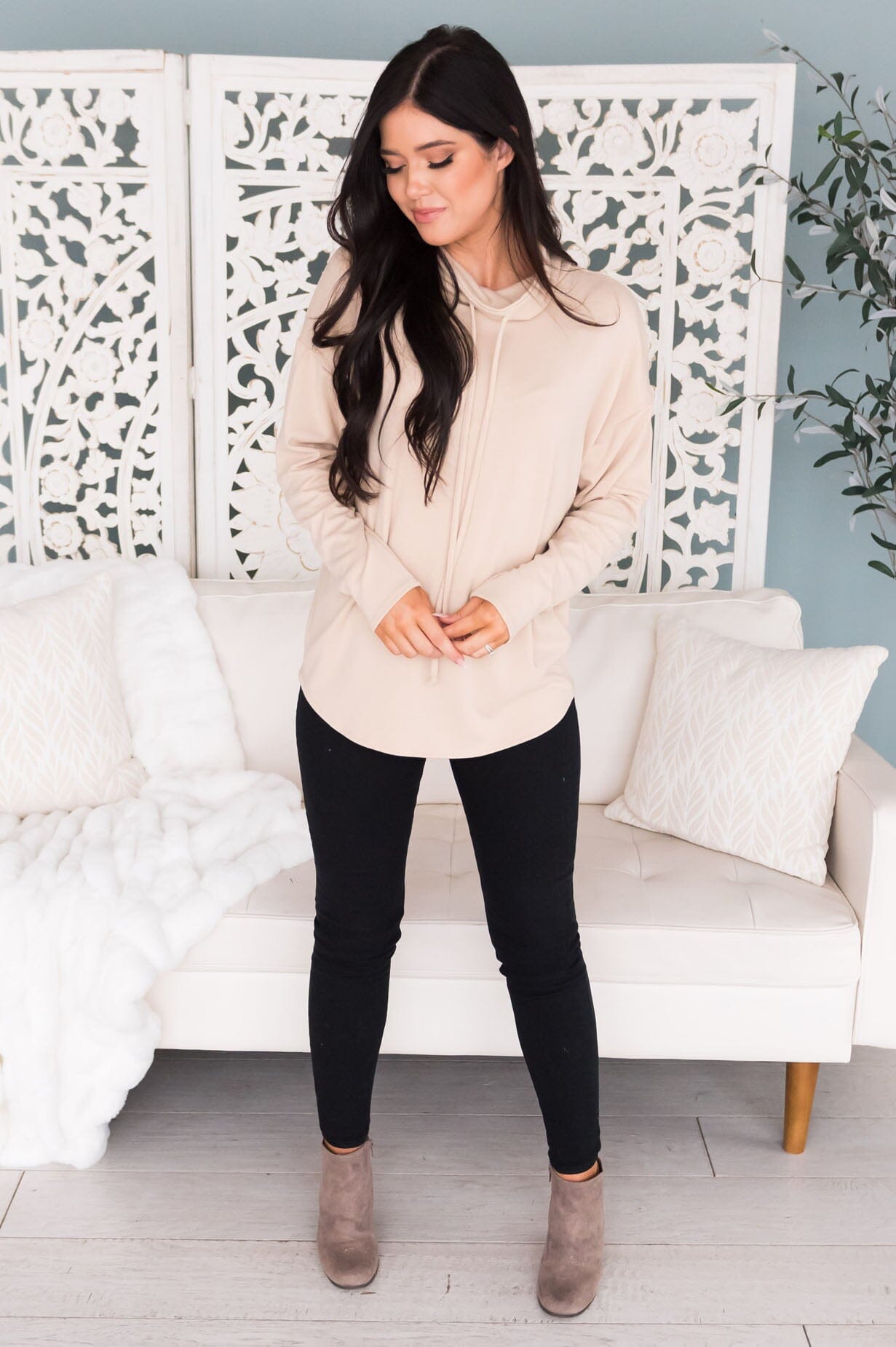 When We First Met Modest Sweater Tops vendor-unknown