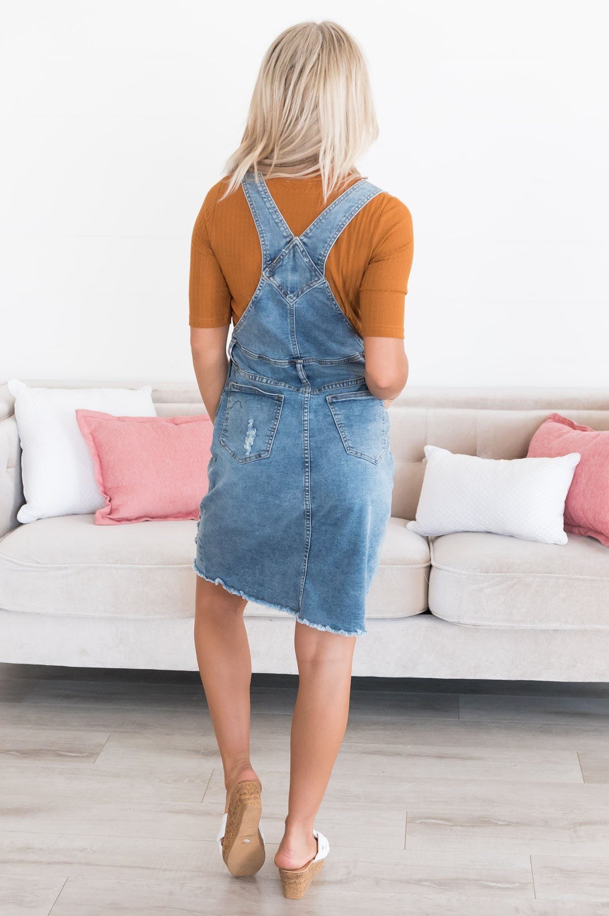 The Layla Modest Overall Dress Modest Dresses vendor-unknown