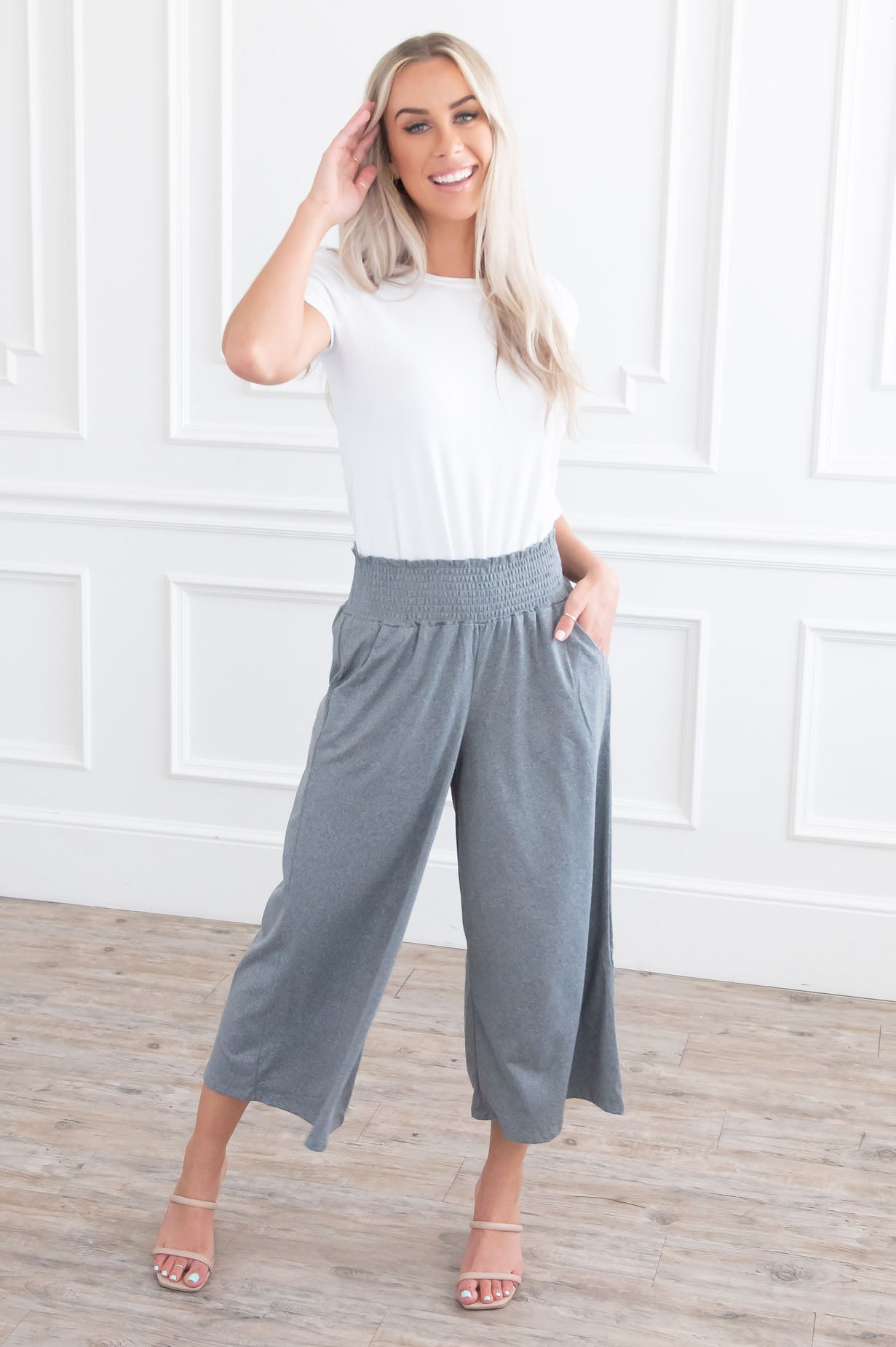 Sun Shining Day Modest Smocked Pants Modest Dresses vendor-unknown