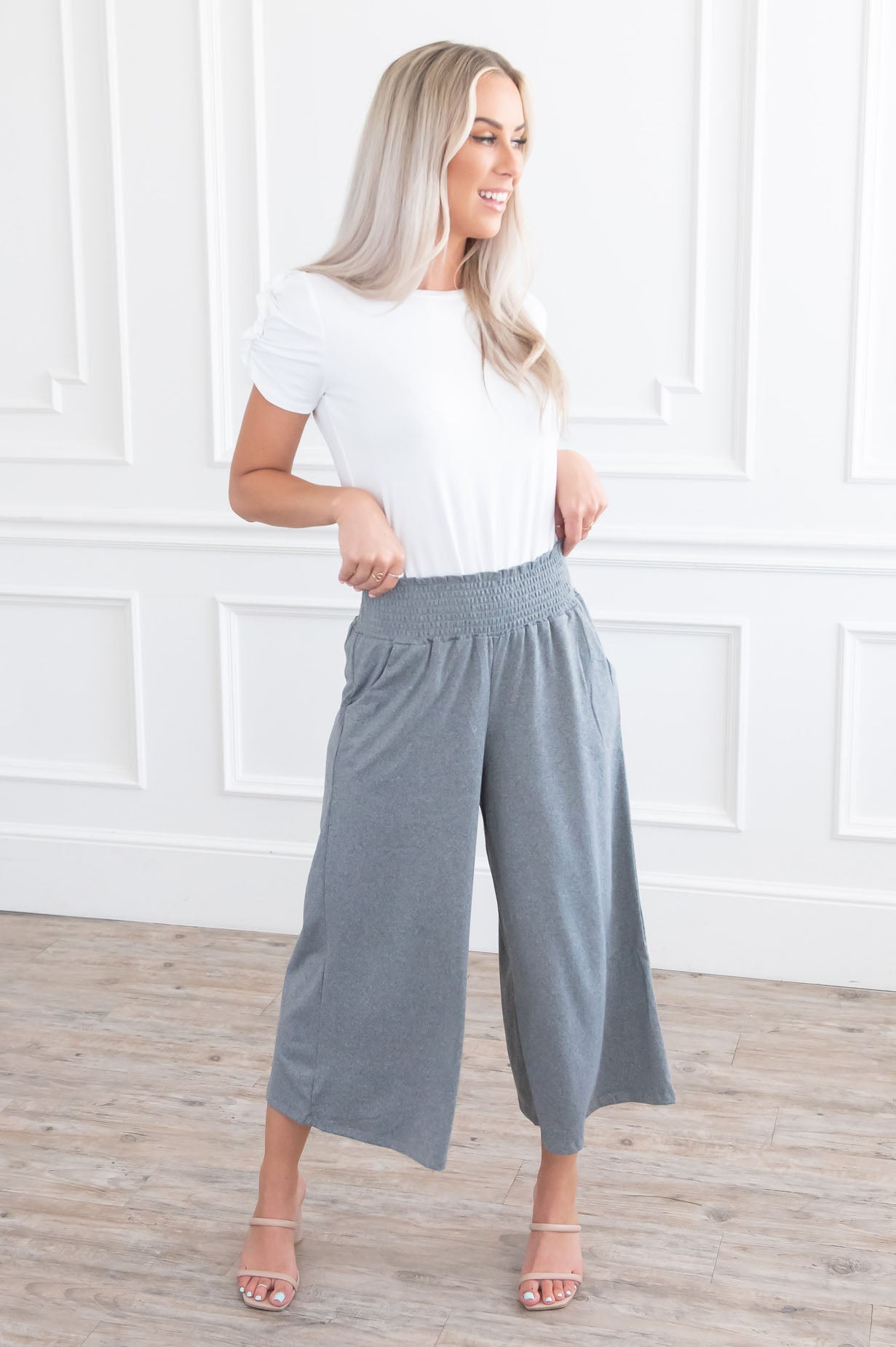 Sun Shining Day Modest Smocked Pants Modest Dresses vendor-unknown