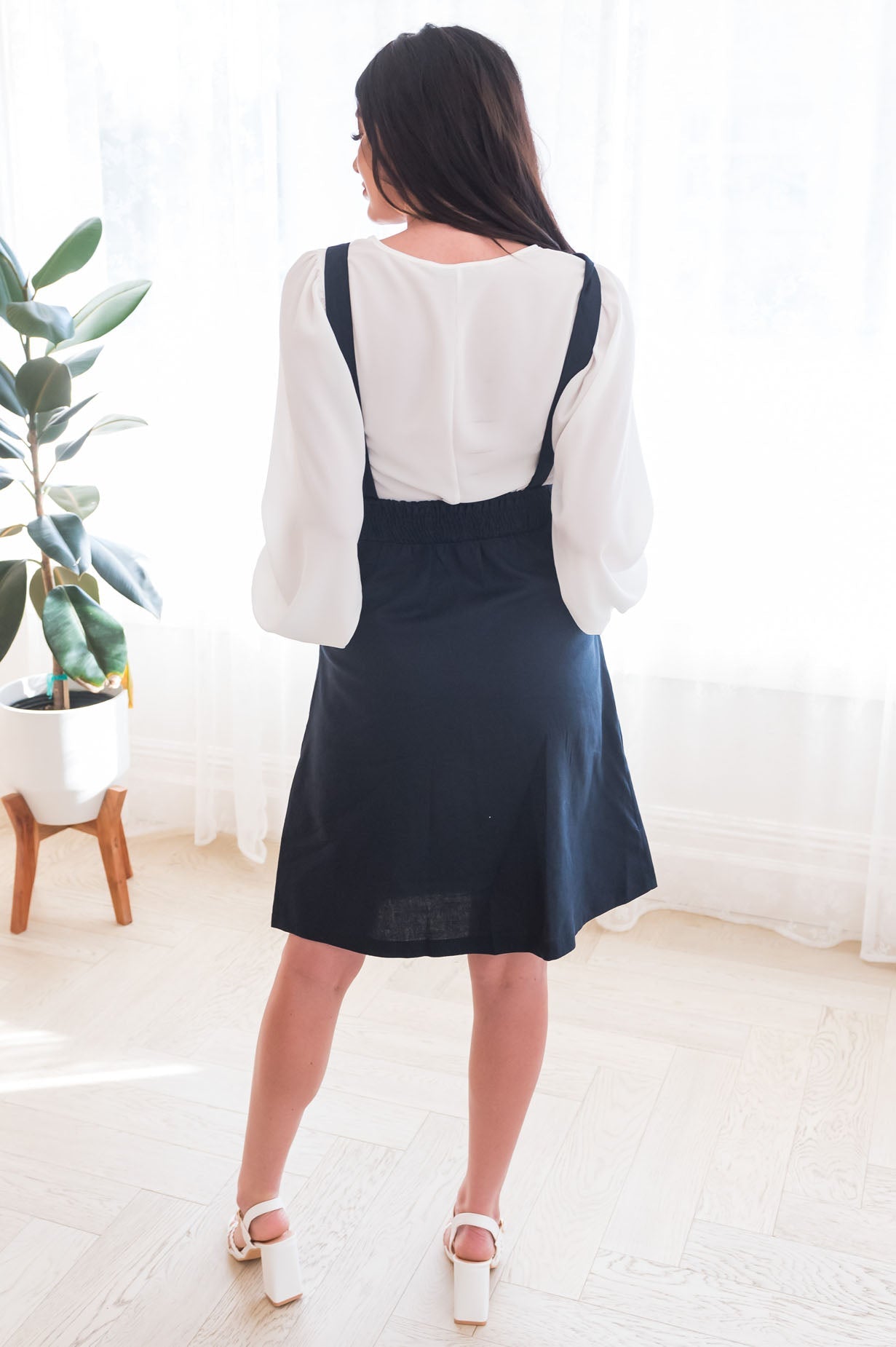 The Marzia Modest Overall Dress Modest Dresses vendor-unknown