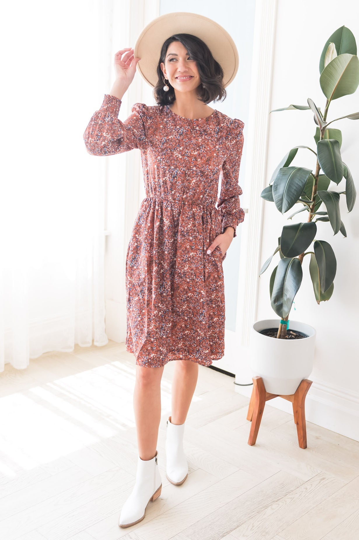 The Cleo Modest Dresses vendor-unknown