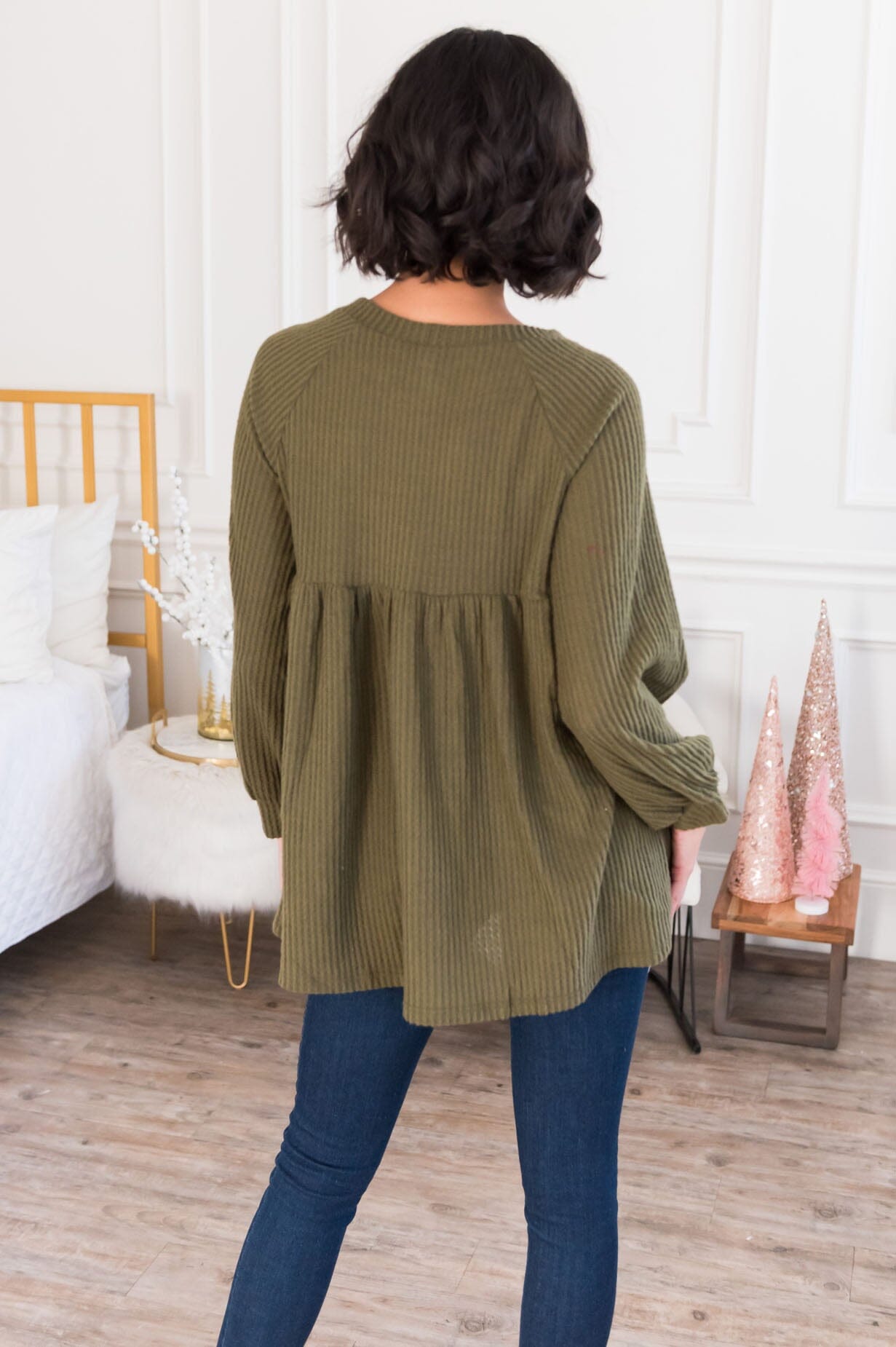 She's So Classy Modest Babydoll Top NeeSee's Dresses