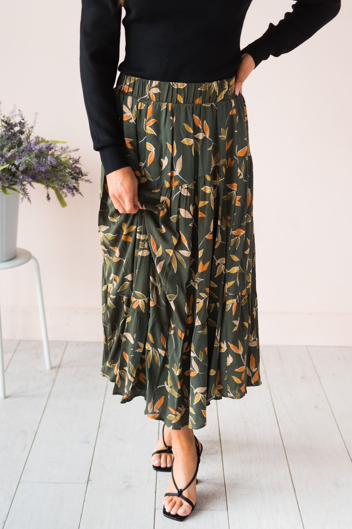 Leaves Are Changing Modest Skirt Skirts vendor-unknown