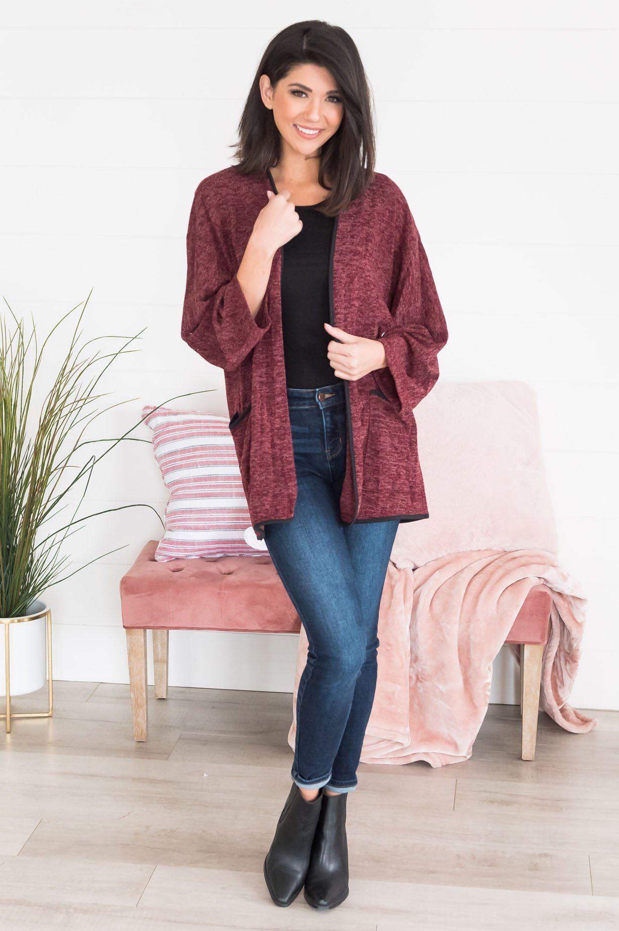 Winter Wishes Modest Cardigan Modest Dresses vendor-unknown