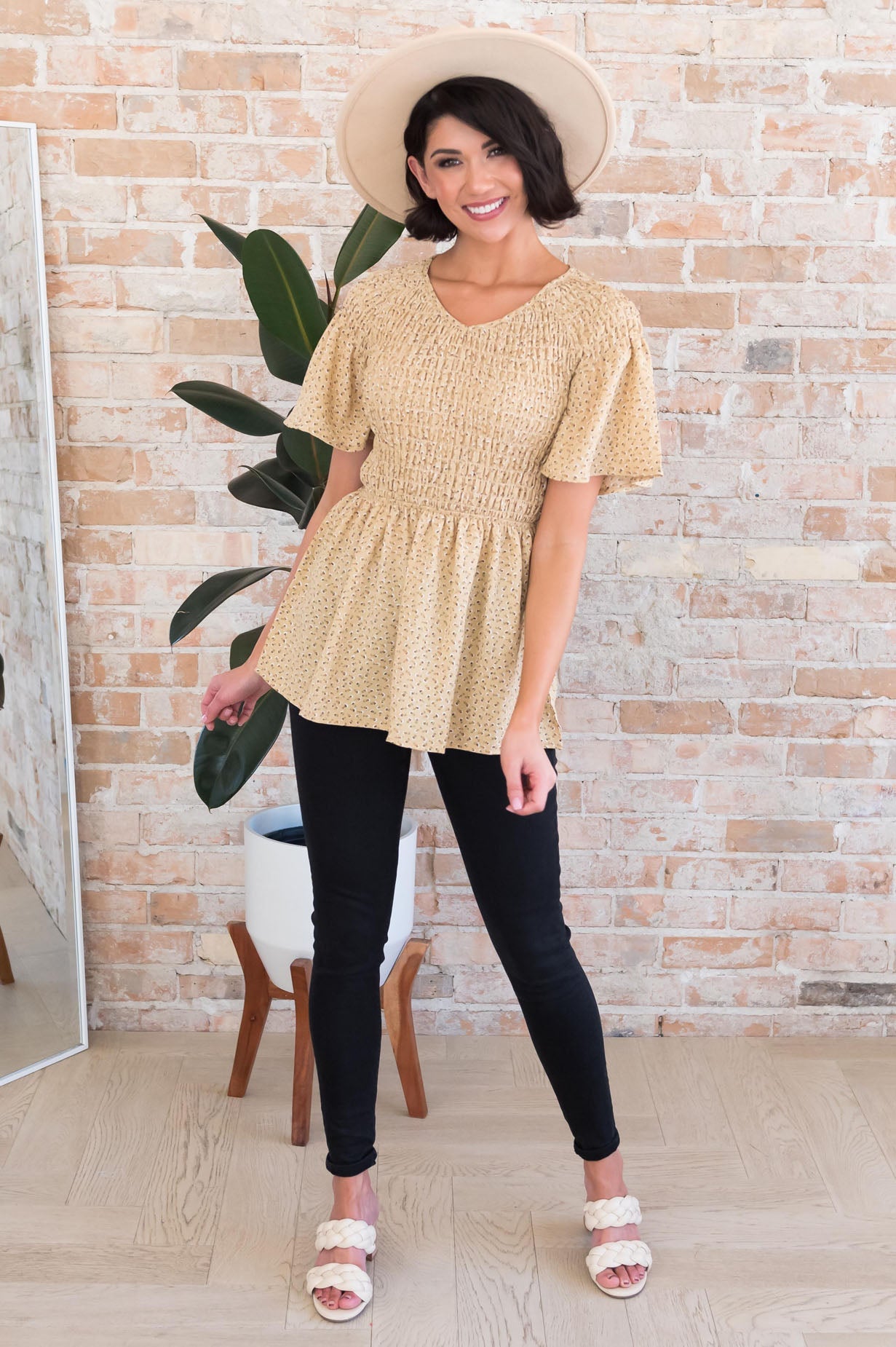 Midnight Blues Modest Blouse Tops vendor-unknown