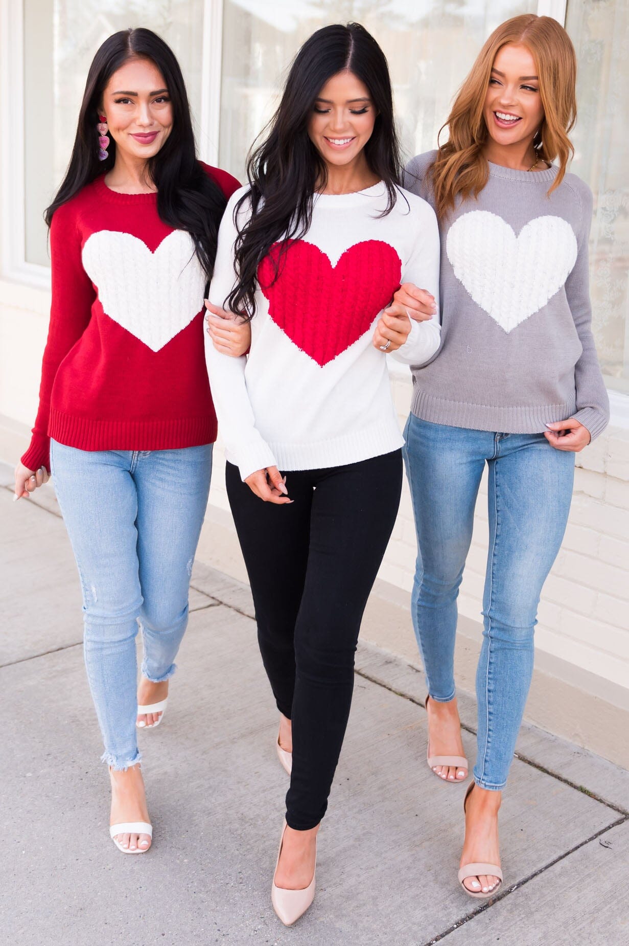 I Heart You Modest Sweater Modest Dresses vendor-unknown