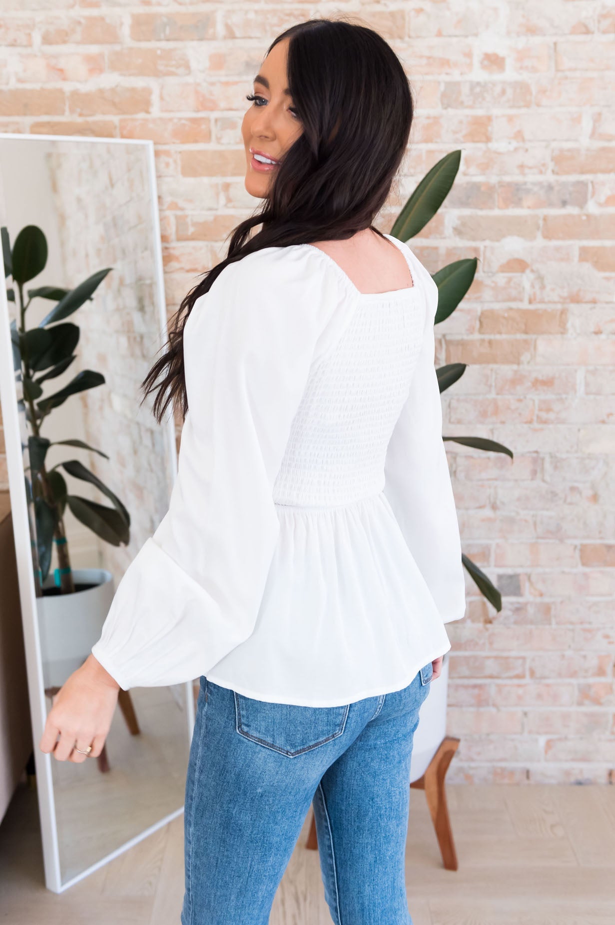 The Perfect Time Modest Blouse Tops vendor-unknown