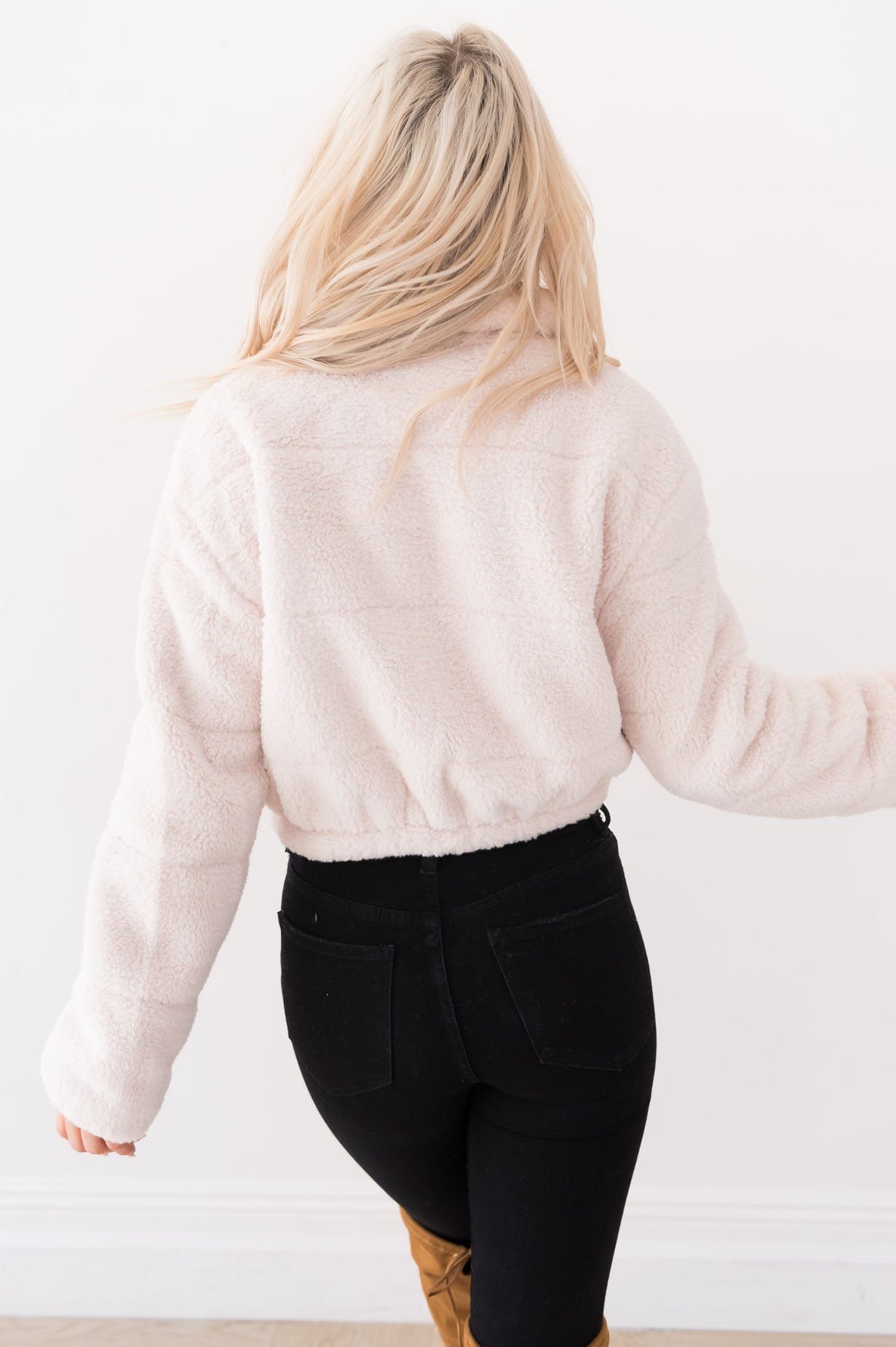 Snow Princess Modest Sherpa Jacket Modest Dresses vendor-unknown