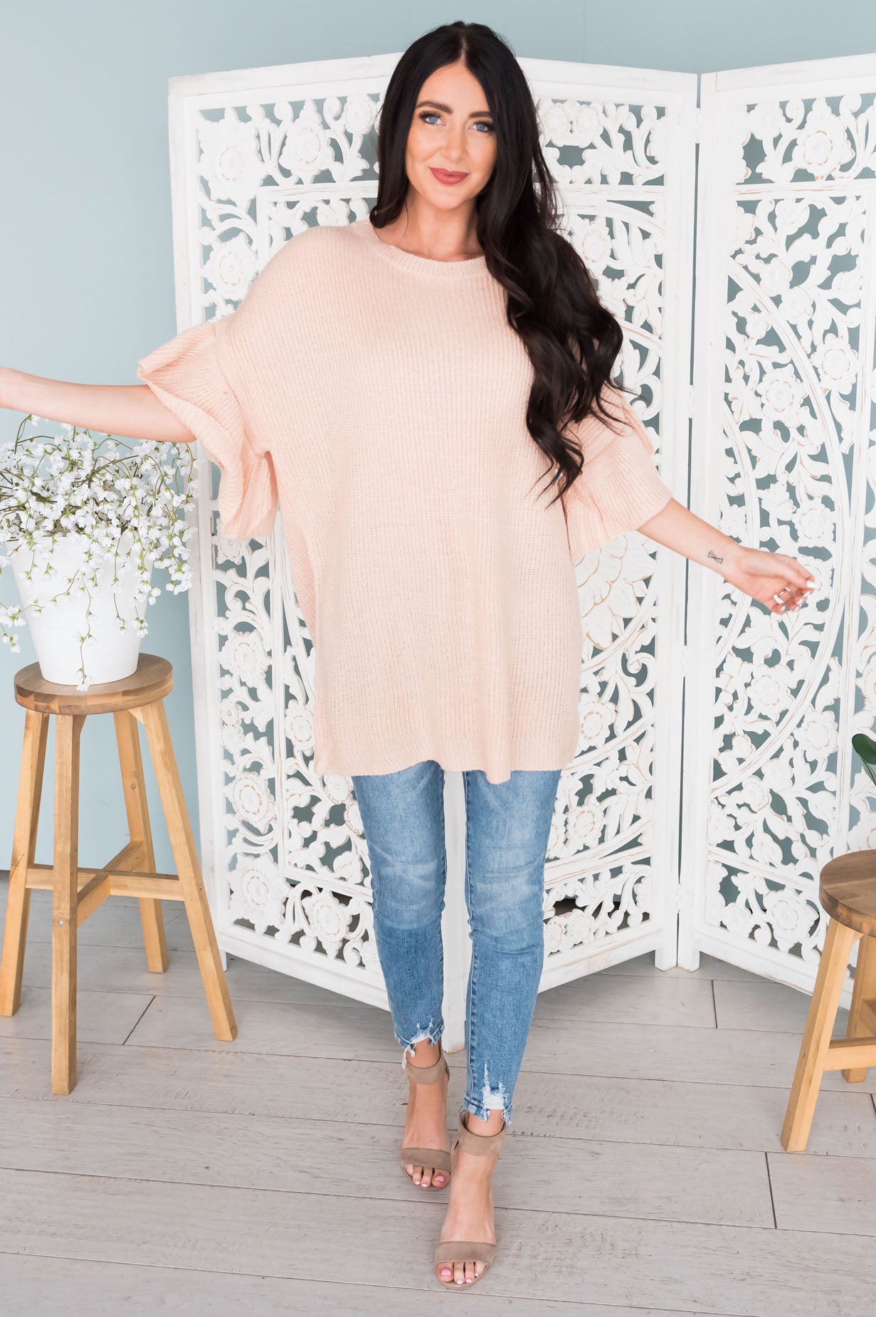 Look Close Modest Sweater Modest Dresses vendor-unknown