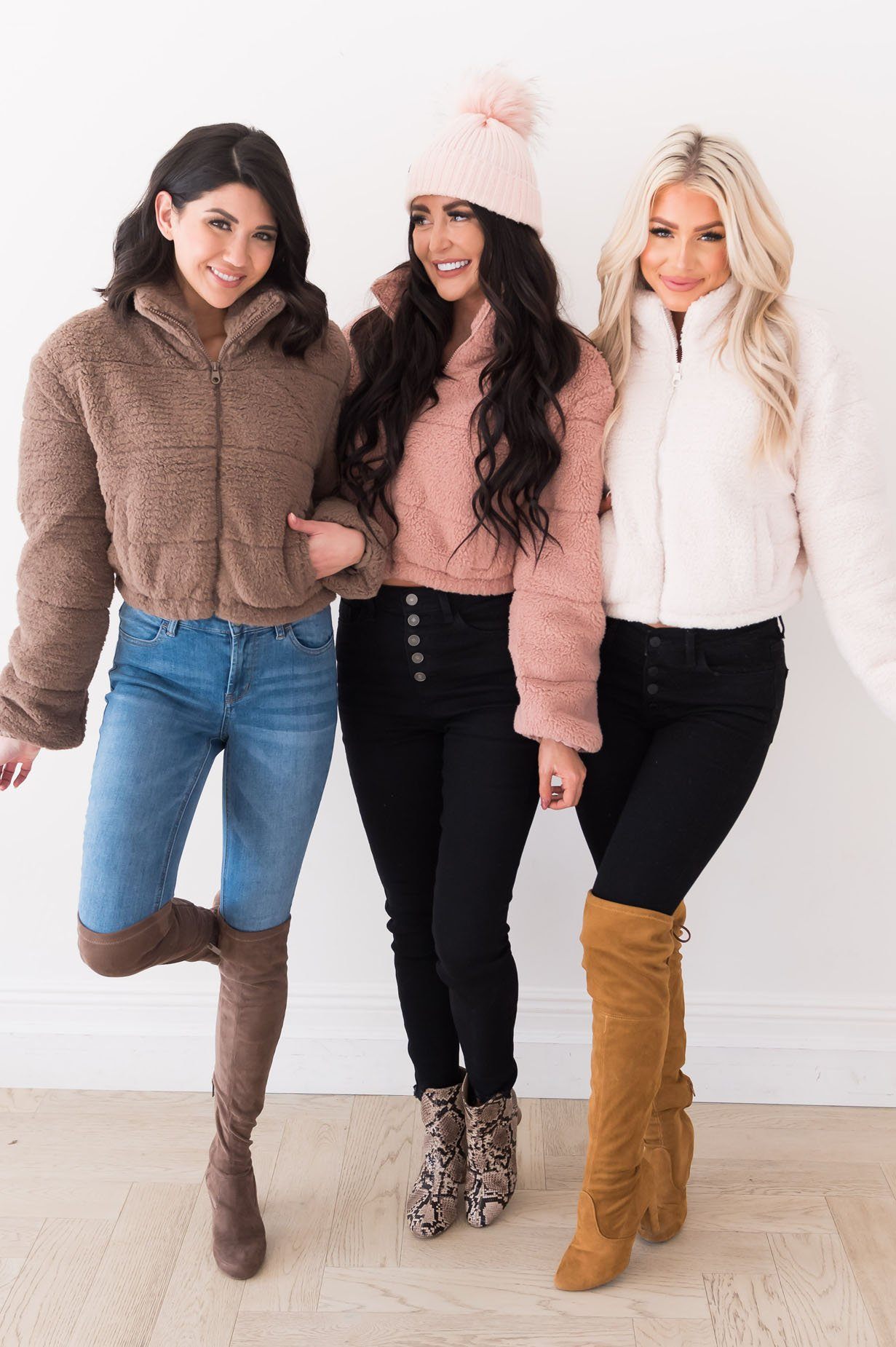 Snow Princess Modest Sherpa Jacket Modest Dresses vendor-unknown