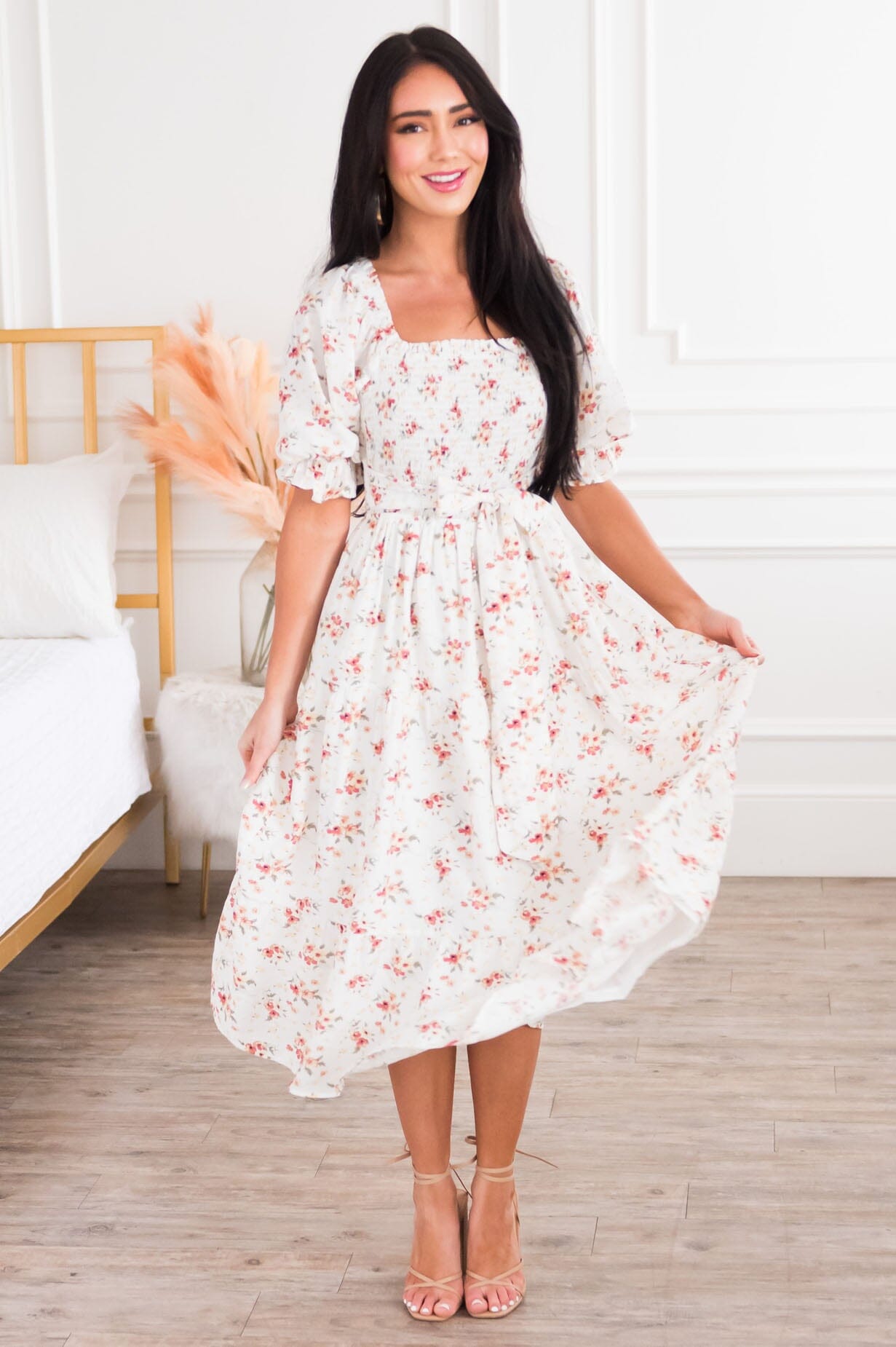 The Anjanette Modest Dresses vendor-unknown