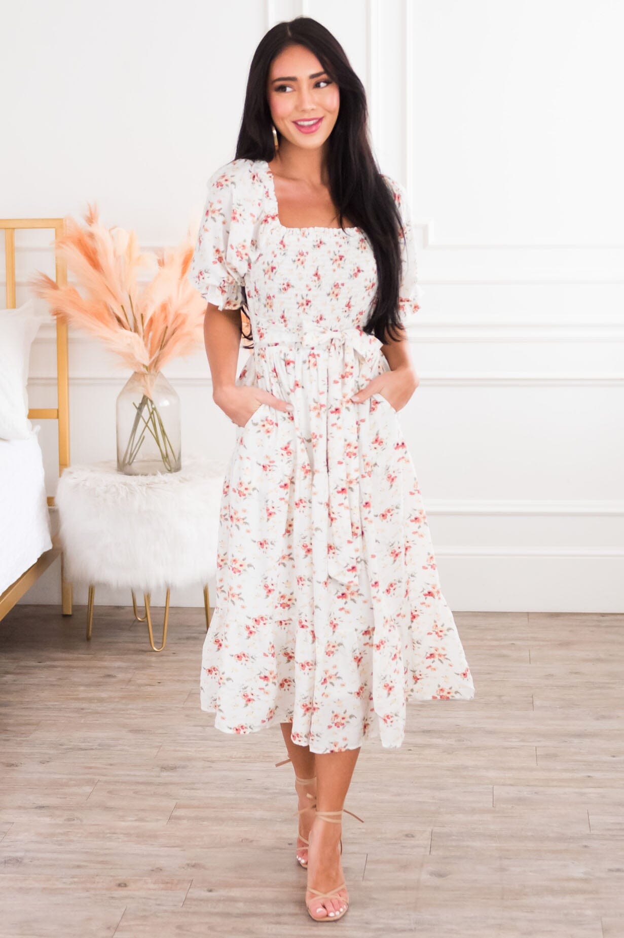 The Anjanette Modest Dresses vendor-unknown