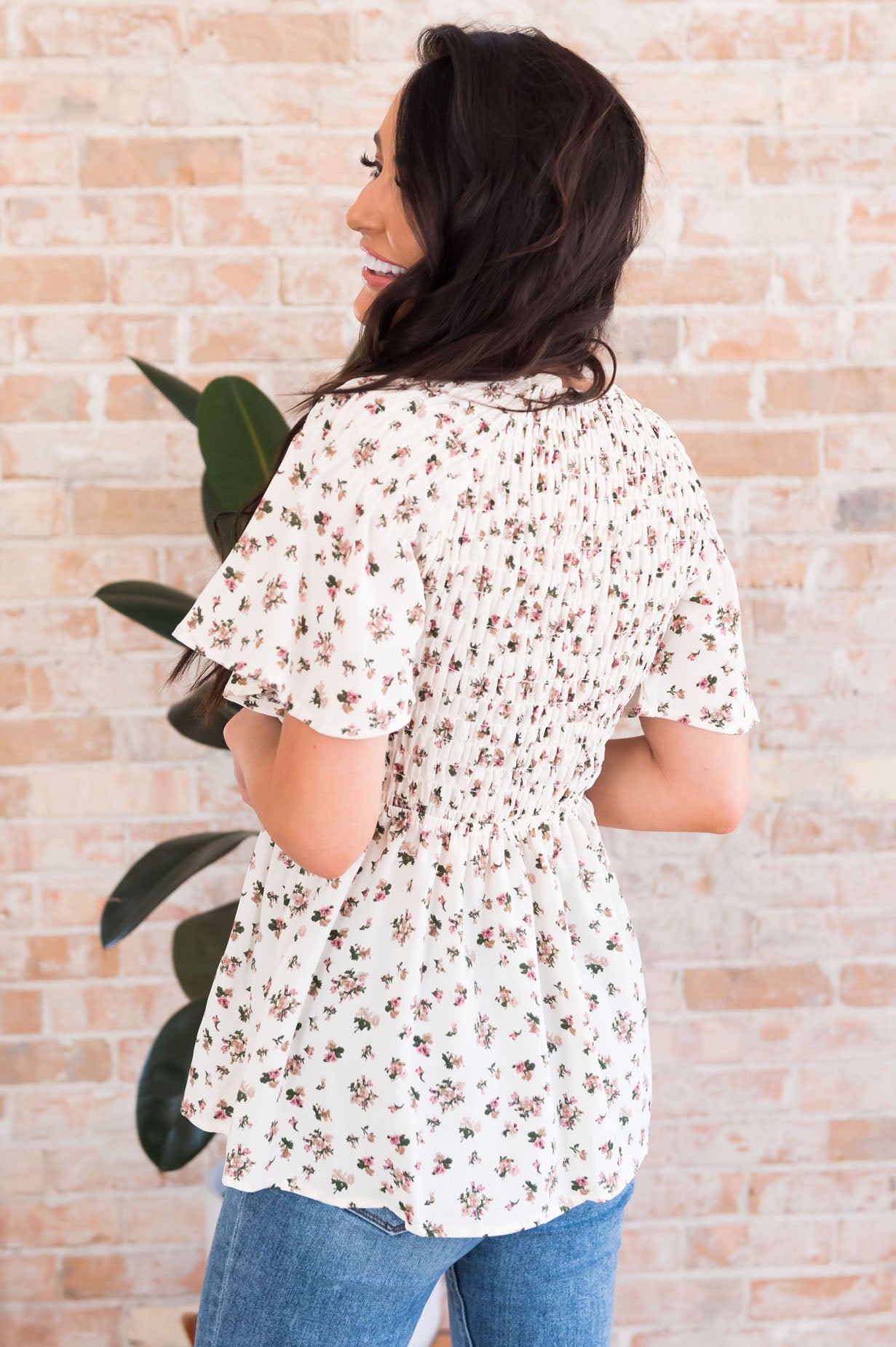 Midnight Blues Modest Blouse Tops vendor-unknown