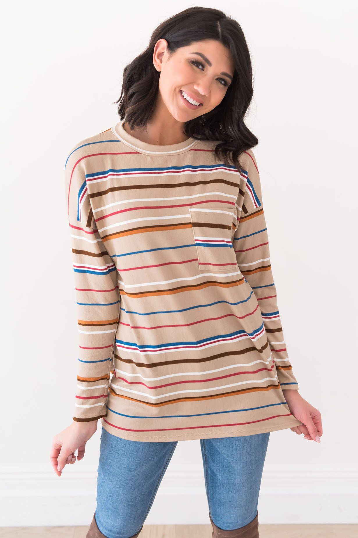 Before You Go Modest Blouse Modest Dresses vendor-unknown