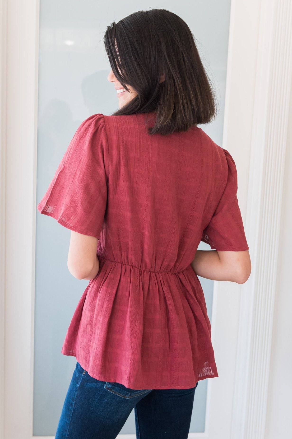 Hopeful Honey Modest Blouse Modest Dresses vendor-unknown