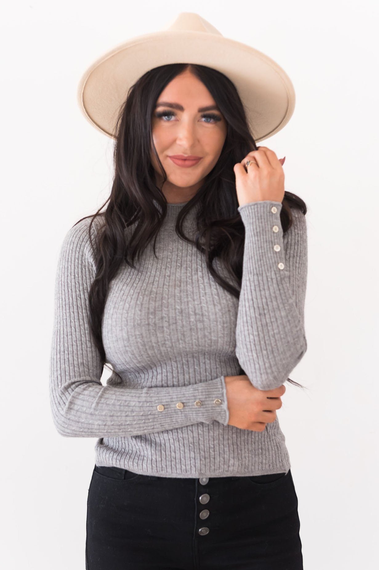 Keep Me Cozy Modest Turtleneck Modest Dresses vendor-unknown