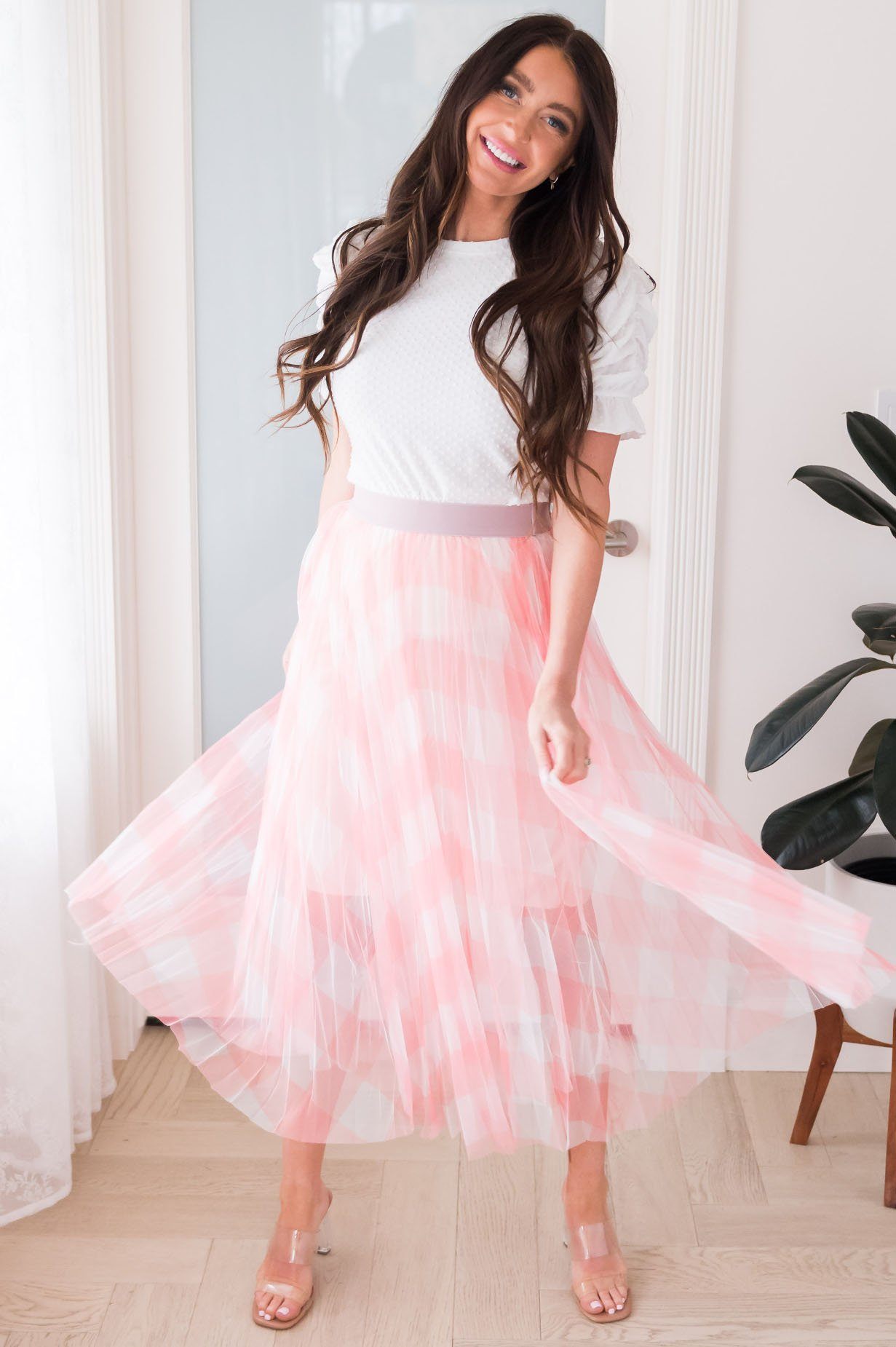 Can't Compare Checkered Skirt Skirts vendor-unknown