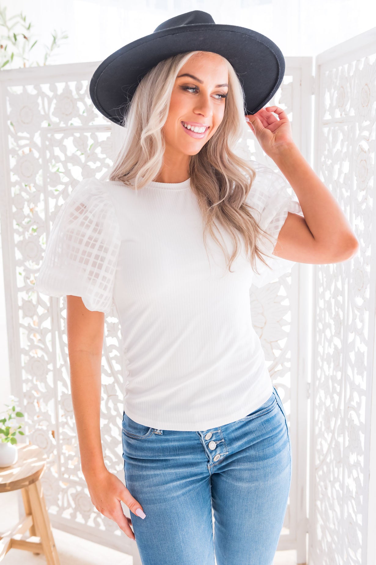 Searching for Spring Modest Blouse Tops vendor-unknown