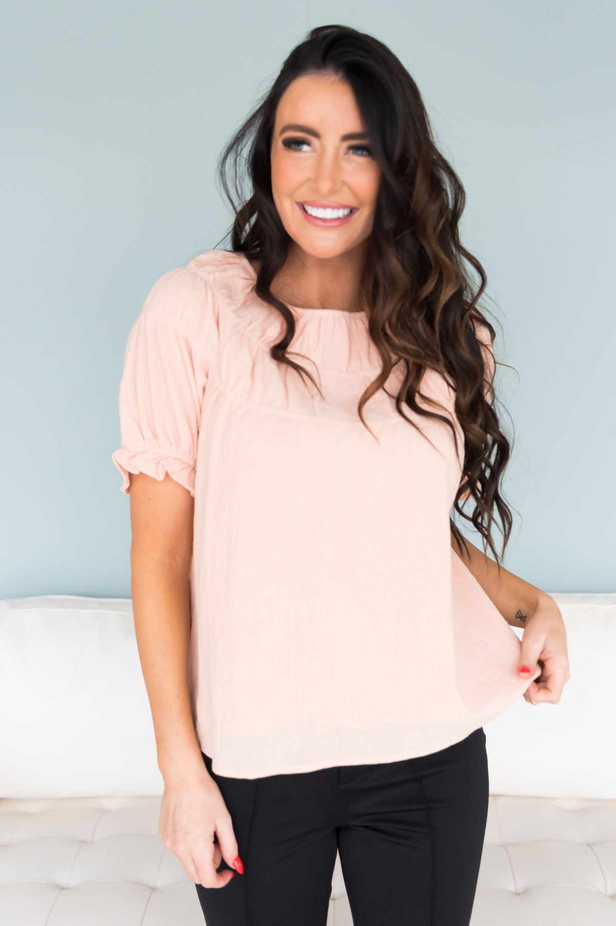 Me Without You Modest Blouse Tops vendor-unknown