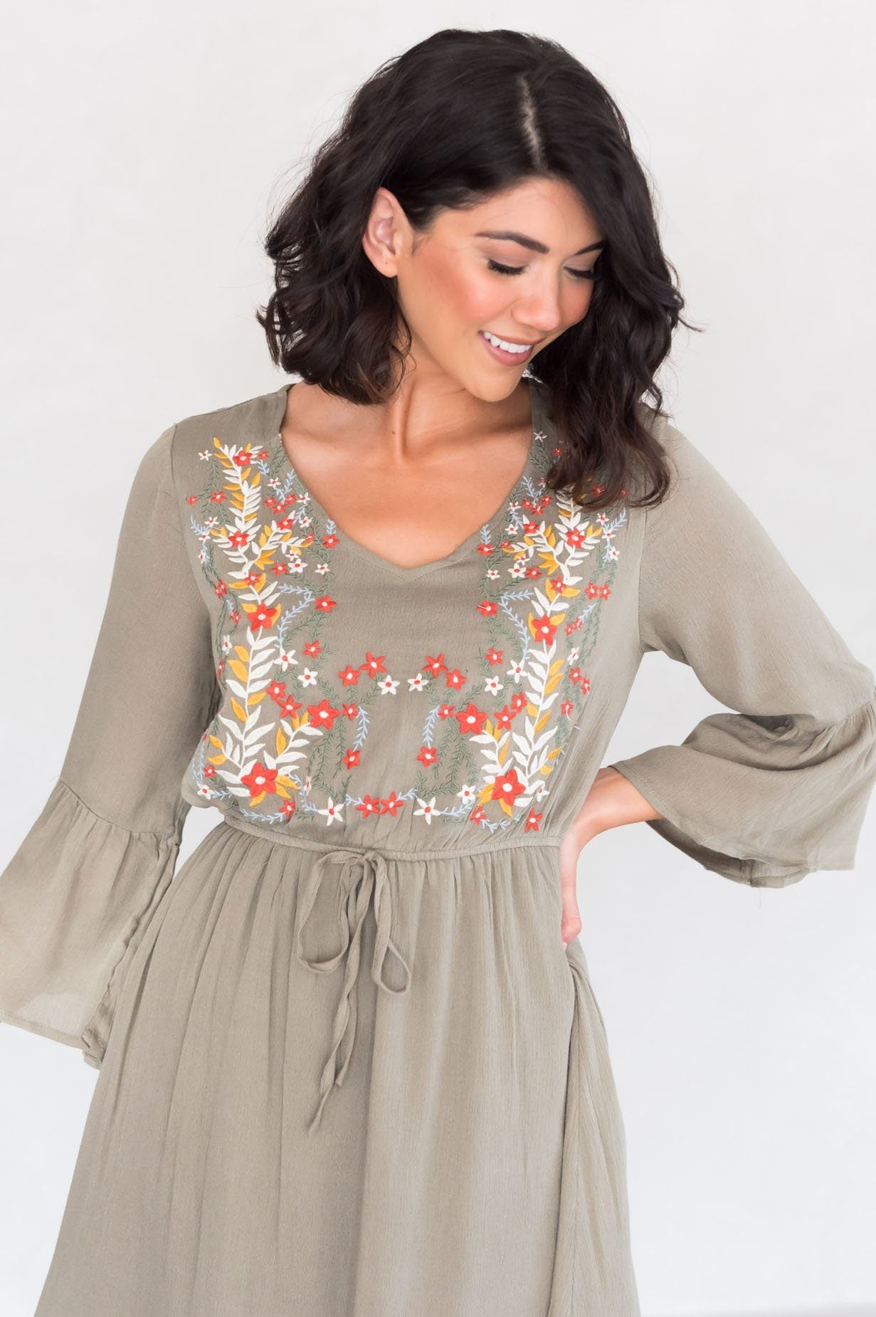 The Luciana Modest Dresses vendor-unknown