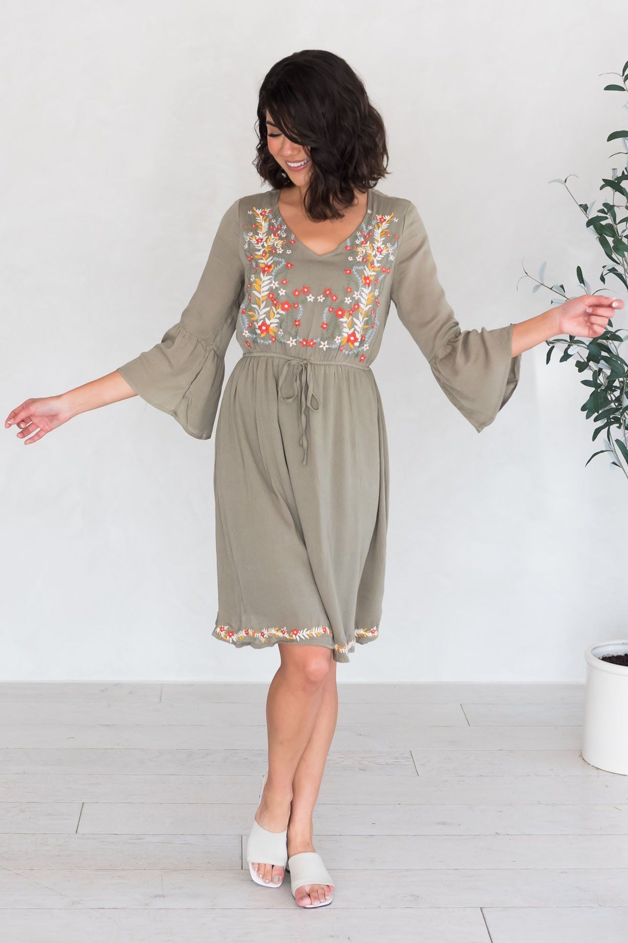 The Luciana Modest Dresses vendor-unknown