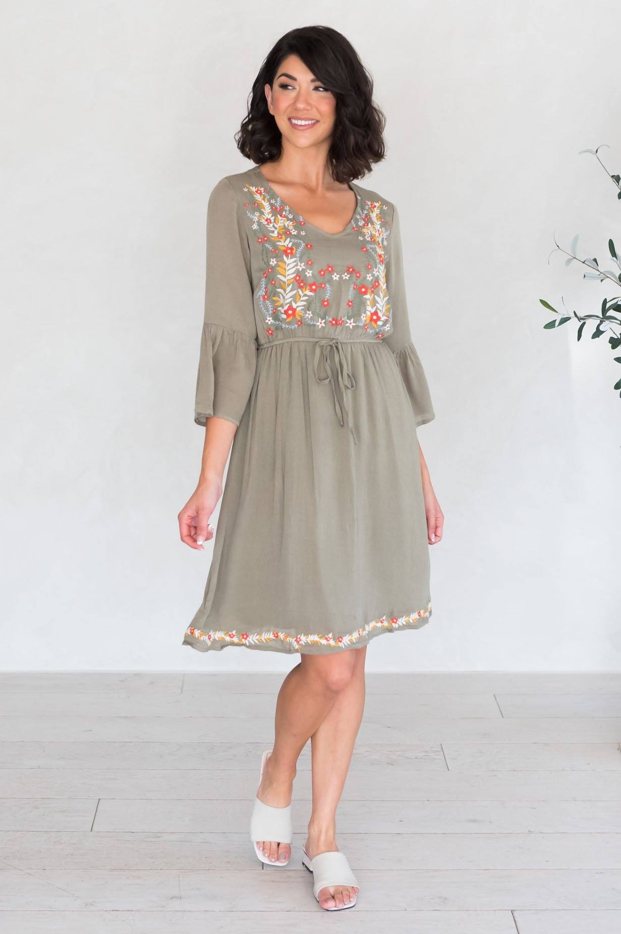 The Luciana Modest Dresses vendor-unknown