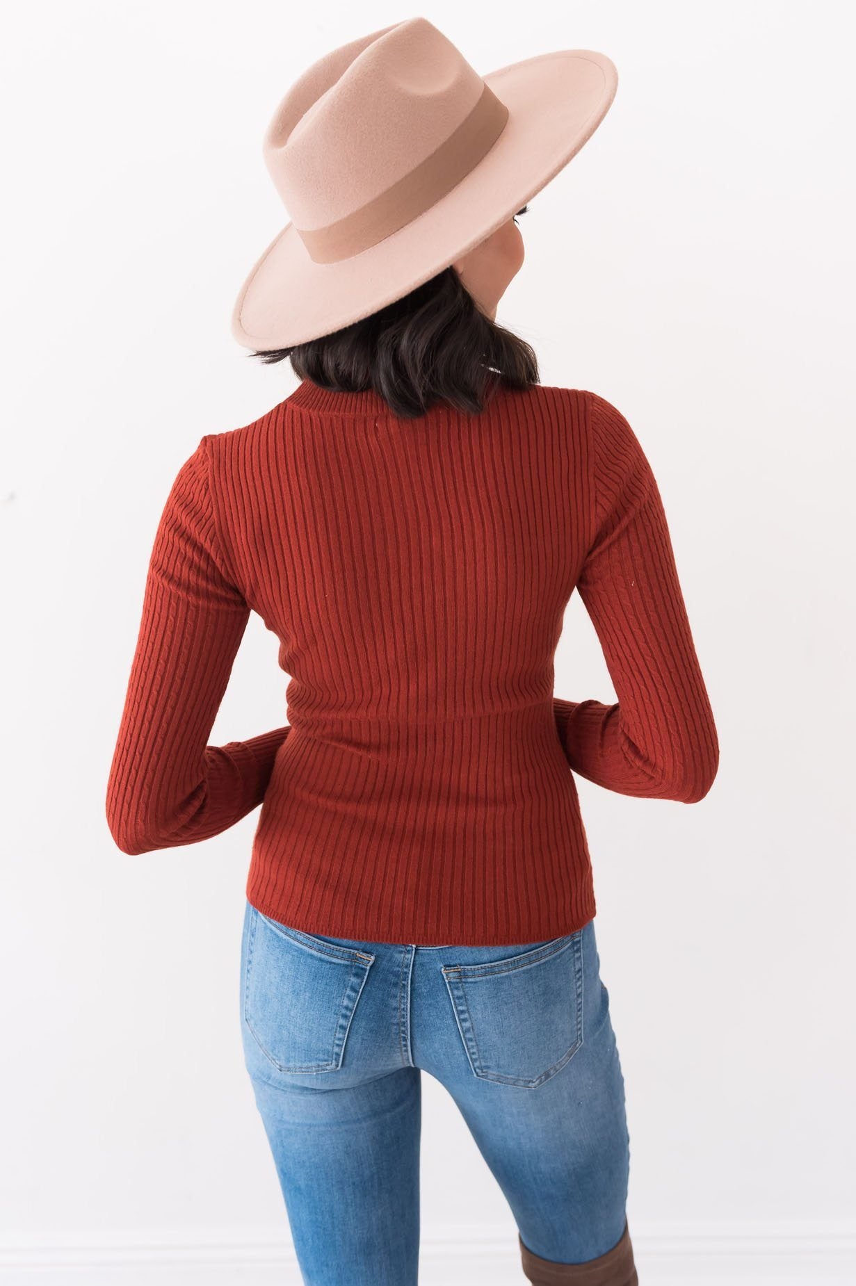 Keep Me Cozy Modest Turtleneck Modest Dresses vendor-unknown