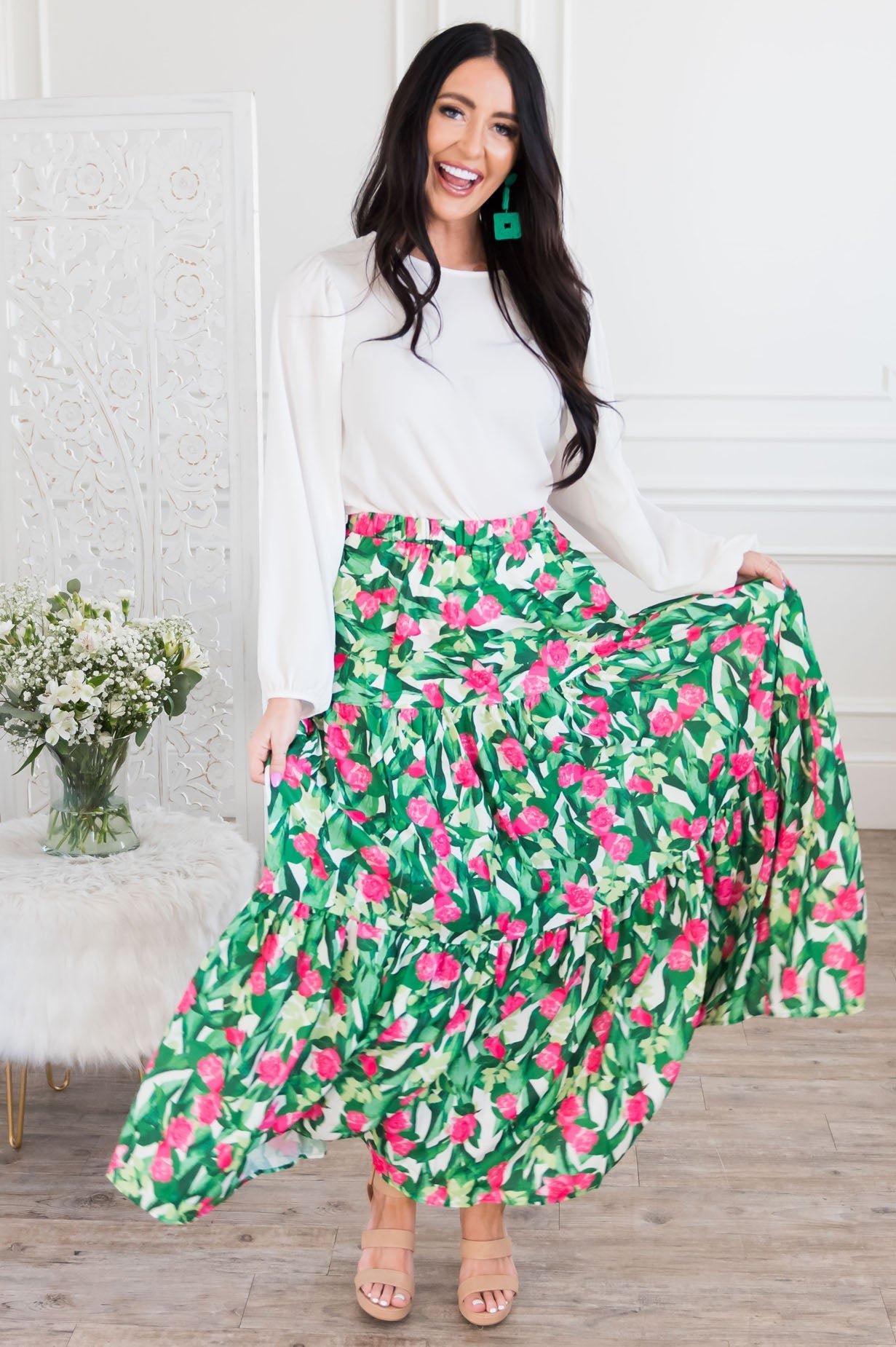 Day Dreamers Modest Maxi Skirt Skirts vendor-unknown