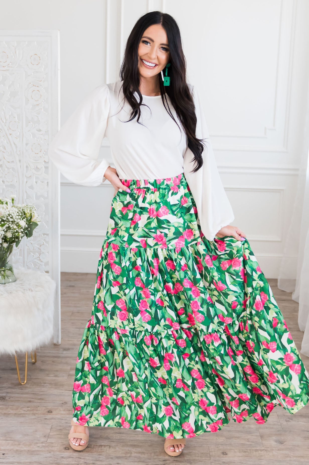 Day Dreamers Modest Maxi Skirt Skirts vendor-unknown