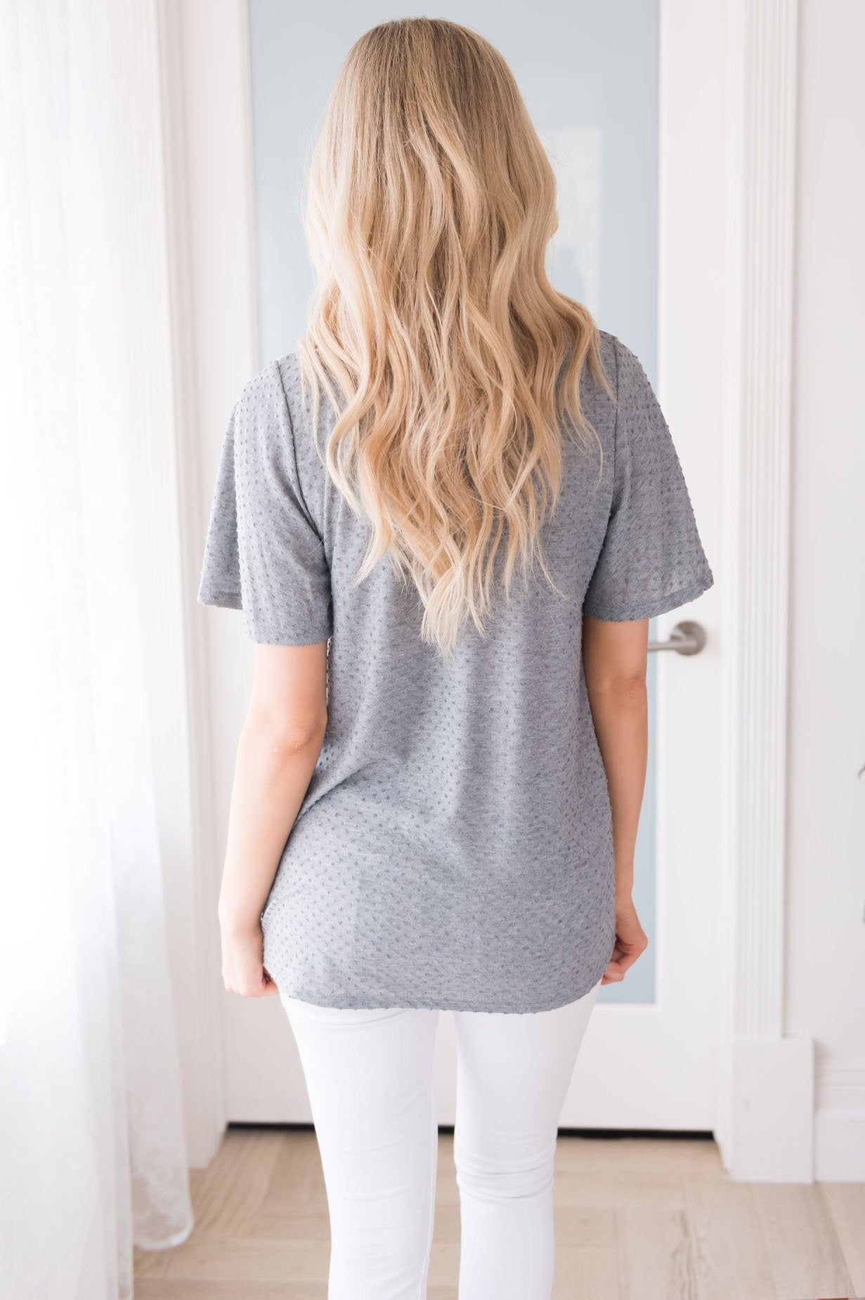 Free To Be Me Modest Lace Blouse Tops vendor-unknown