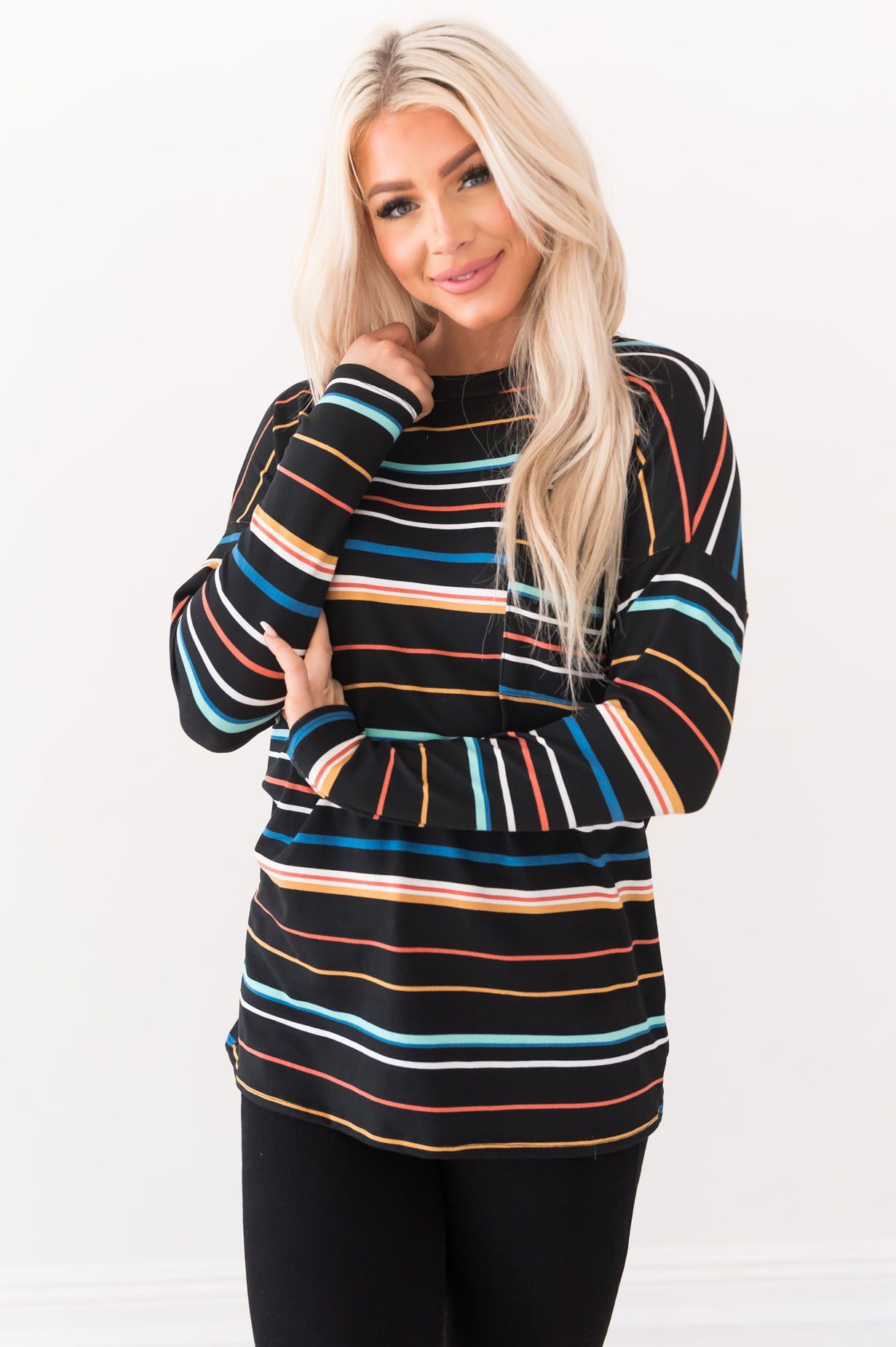 Before You Go Modest Blouse Modest Dresses vendor-unknown