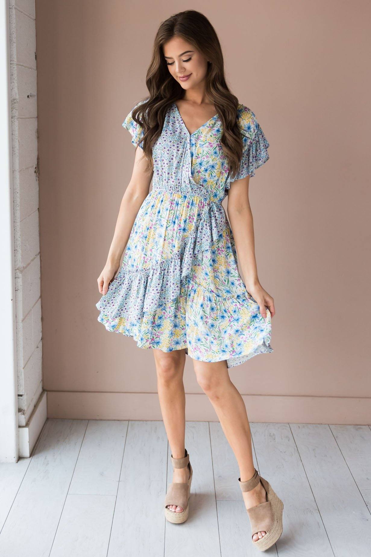 The Kelli Modest Dresses vendor-unknown