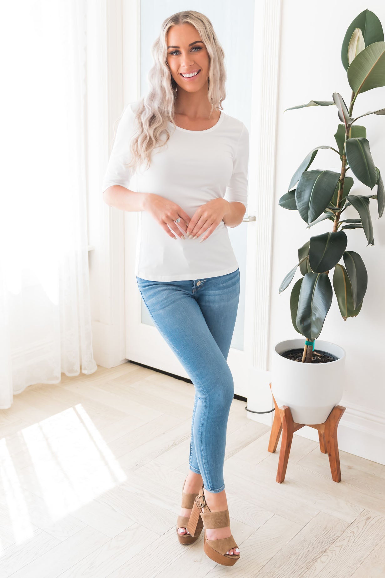 The Perfectly Matched Modest Top Tops vendor-unknown