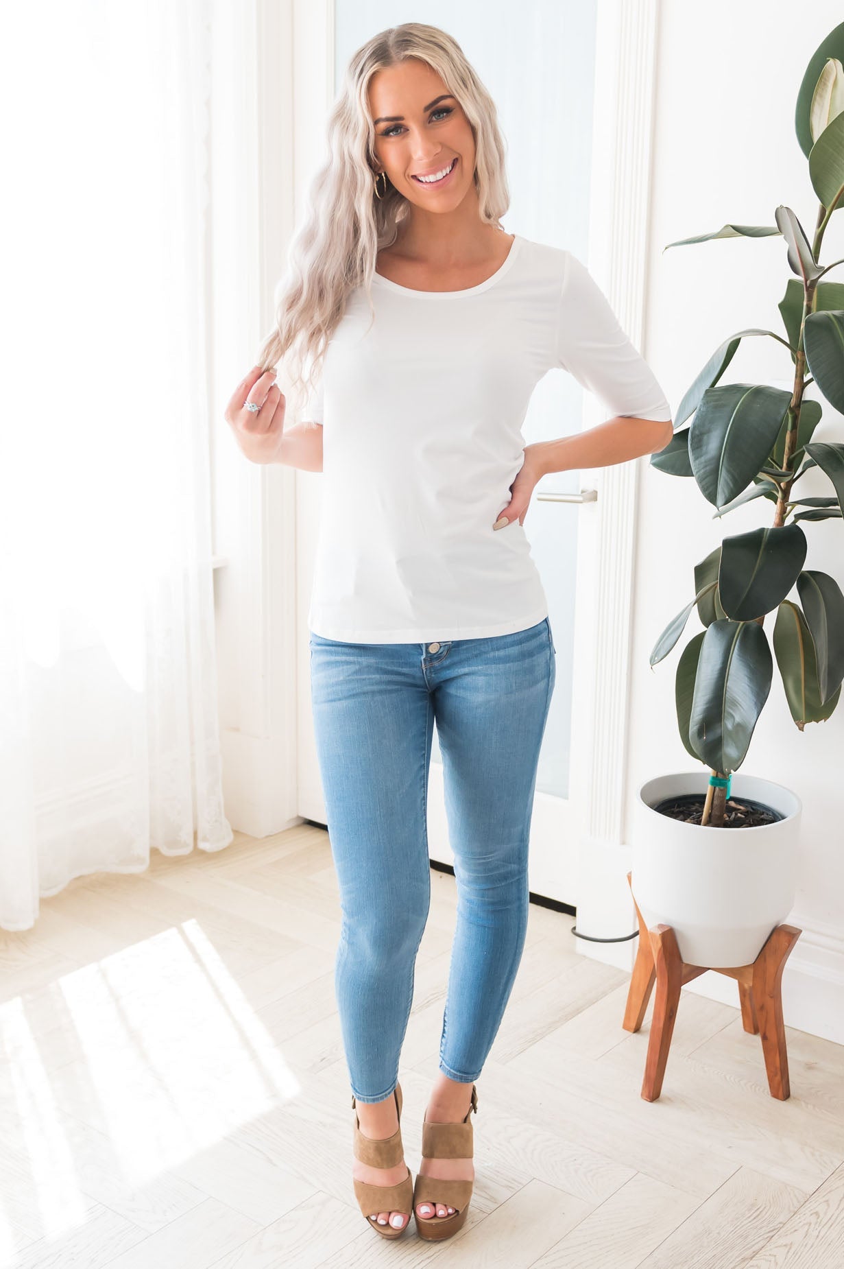 The Perfectly Matched Modest Top Tops vendor-unknown