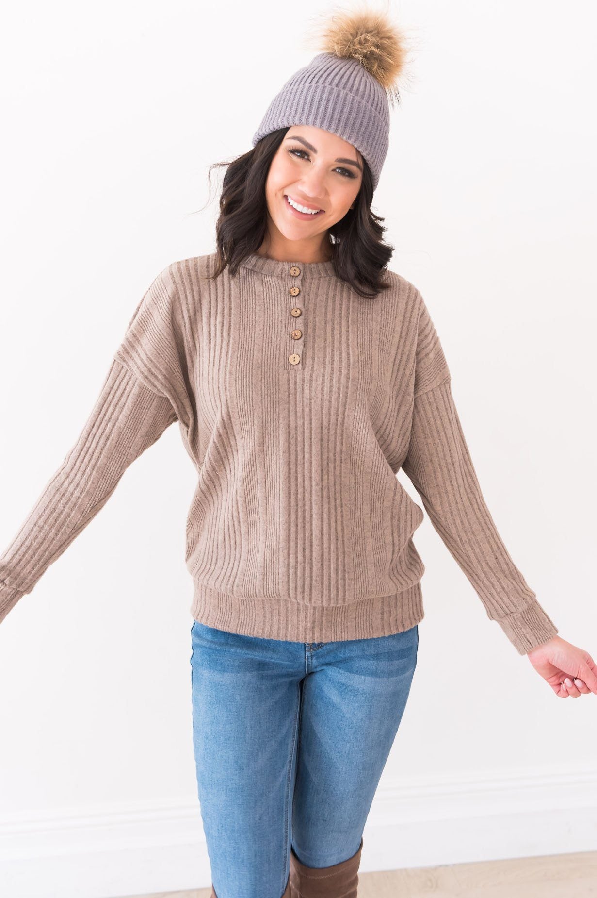 Pretty & Playful Modest Blouse Modest Dresses vendor-unknown