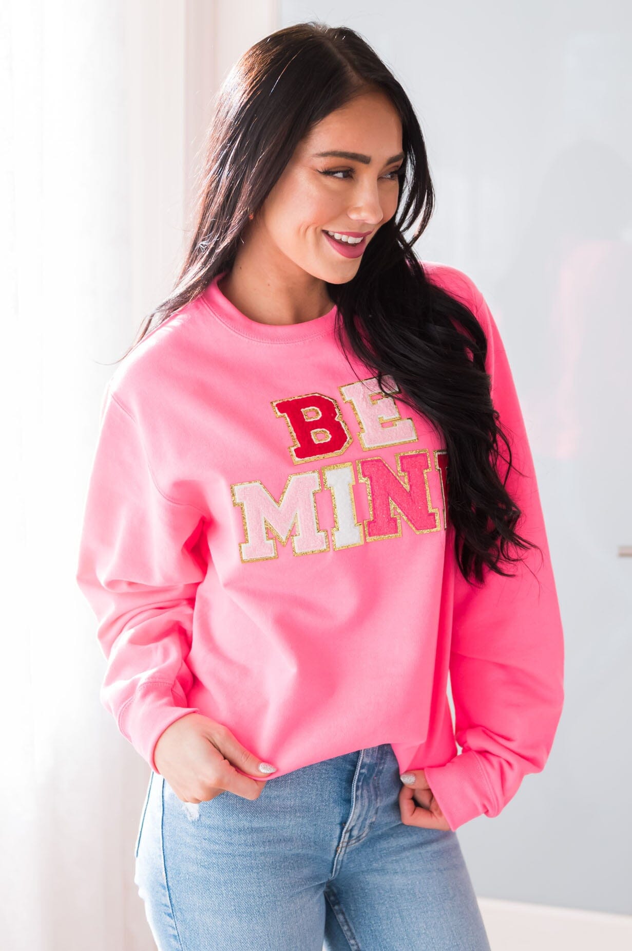 Baby Be Mine Modest Sweatshirt Modest Dresses vendor-unknown