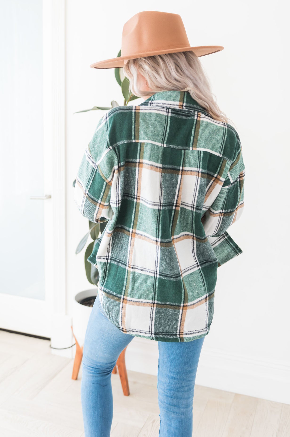 Forever Cozy Modest Plaid Jacket Modest Dresses vendor-unknown