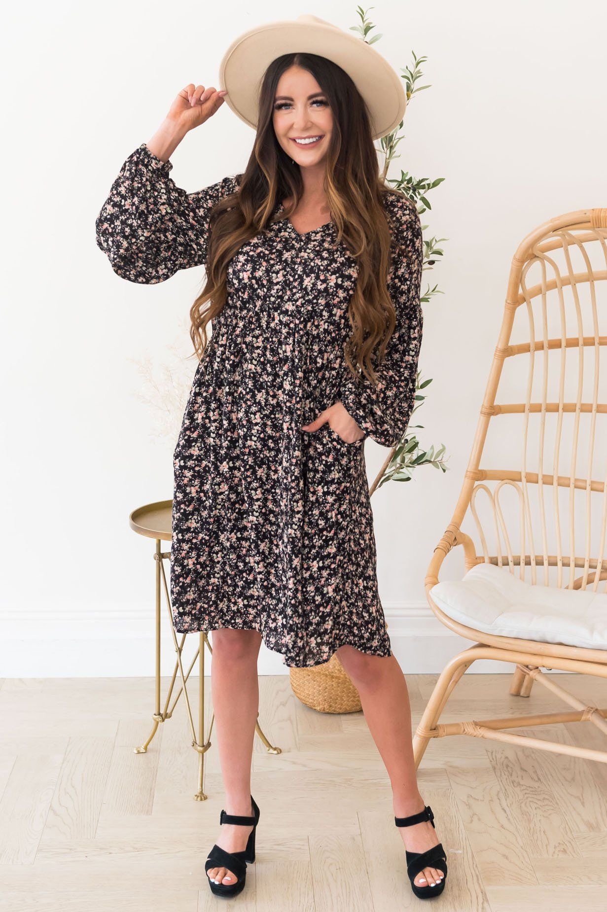 The Jelina Modest Dresses vendor-unknown