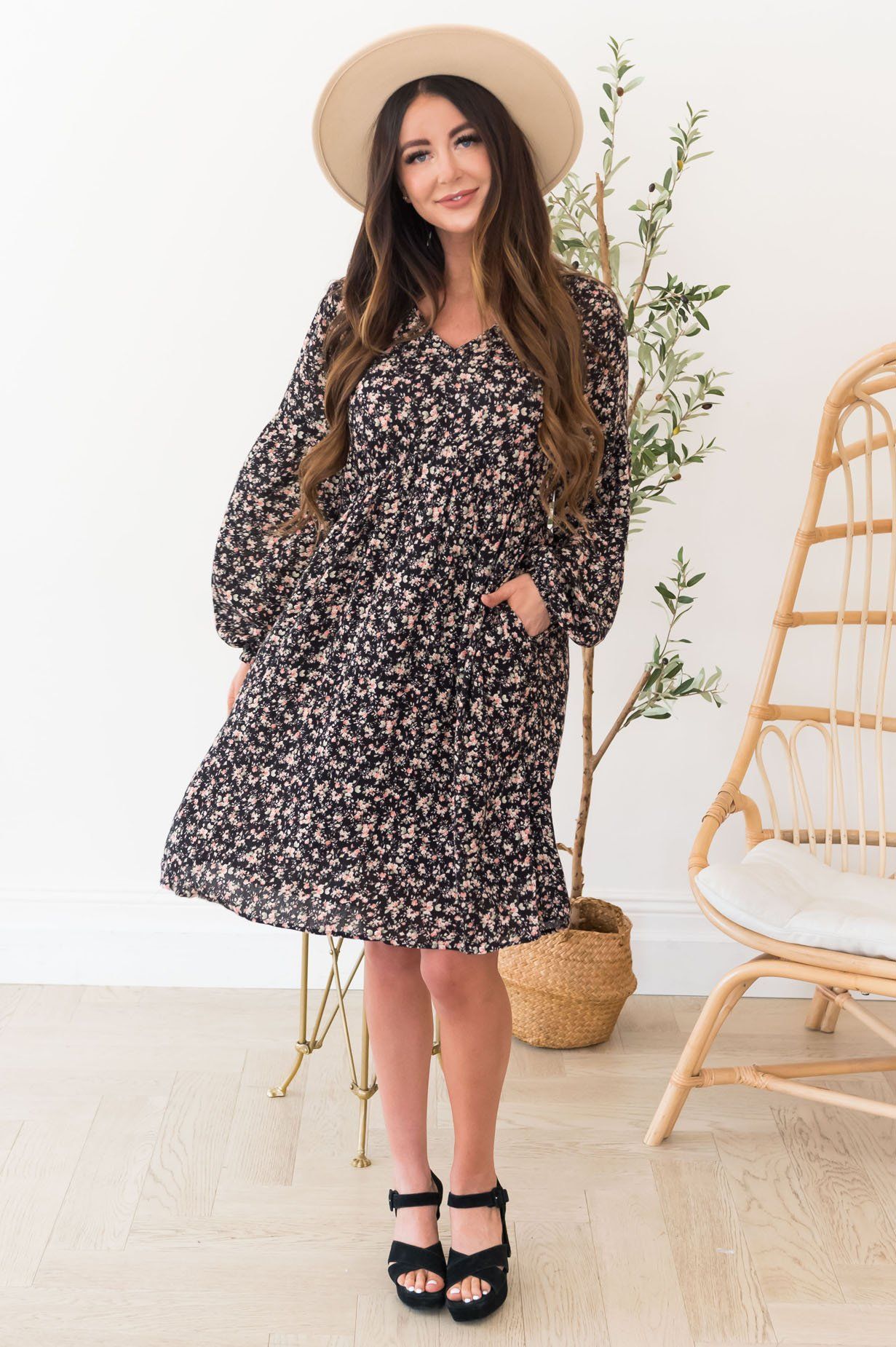 The Jelina Modest Dresses vendor-unknown