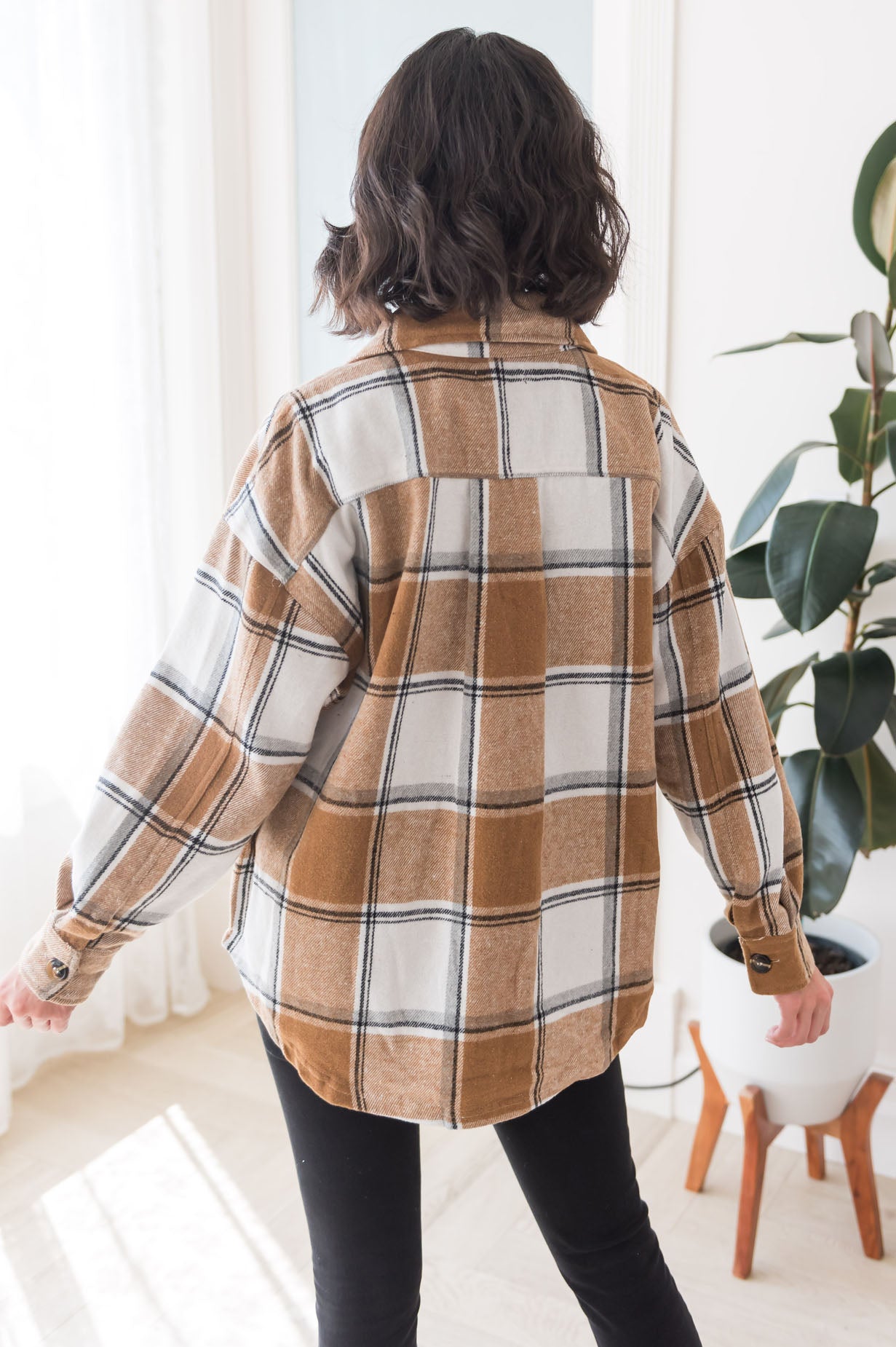 Forever Cozy Modest Plaid Jacket Modest Dresses vendor-unknown