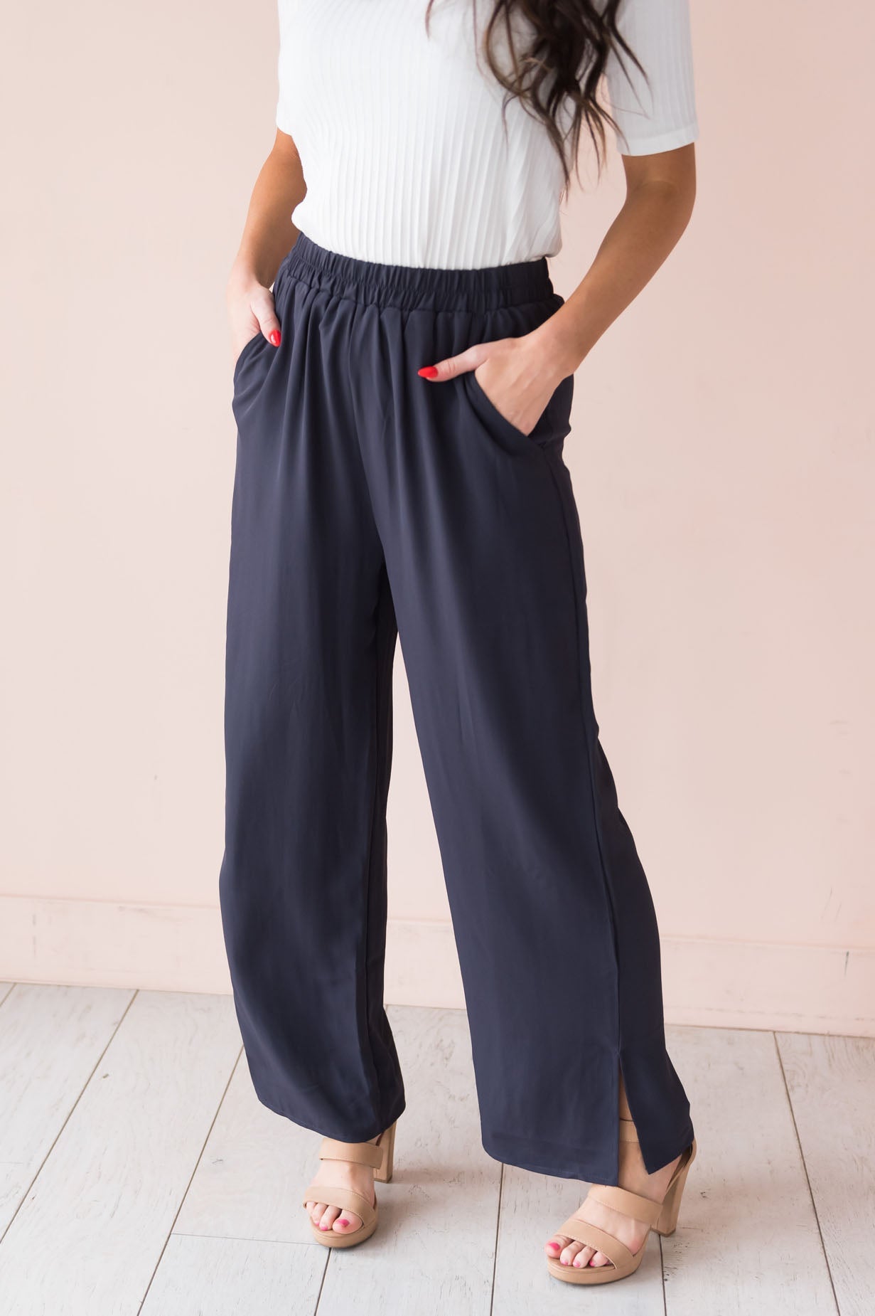 Business First Modest Palazzo Pants Modest Dresses vendor-unknown