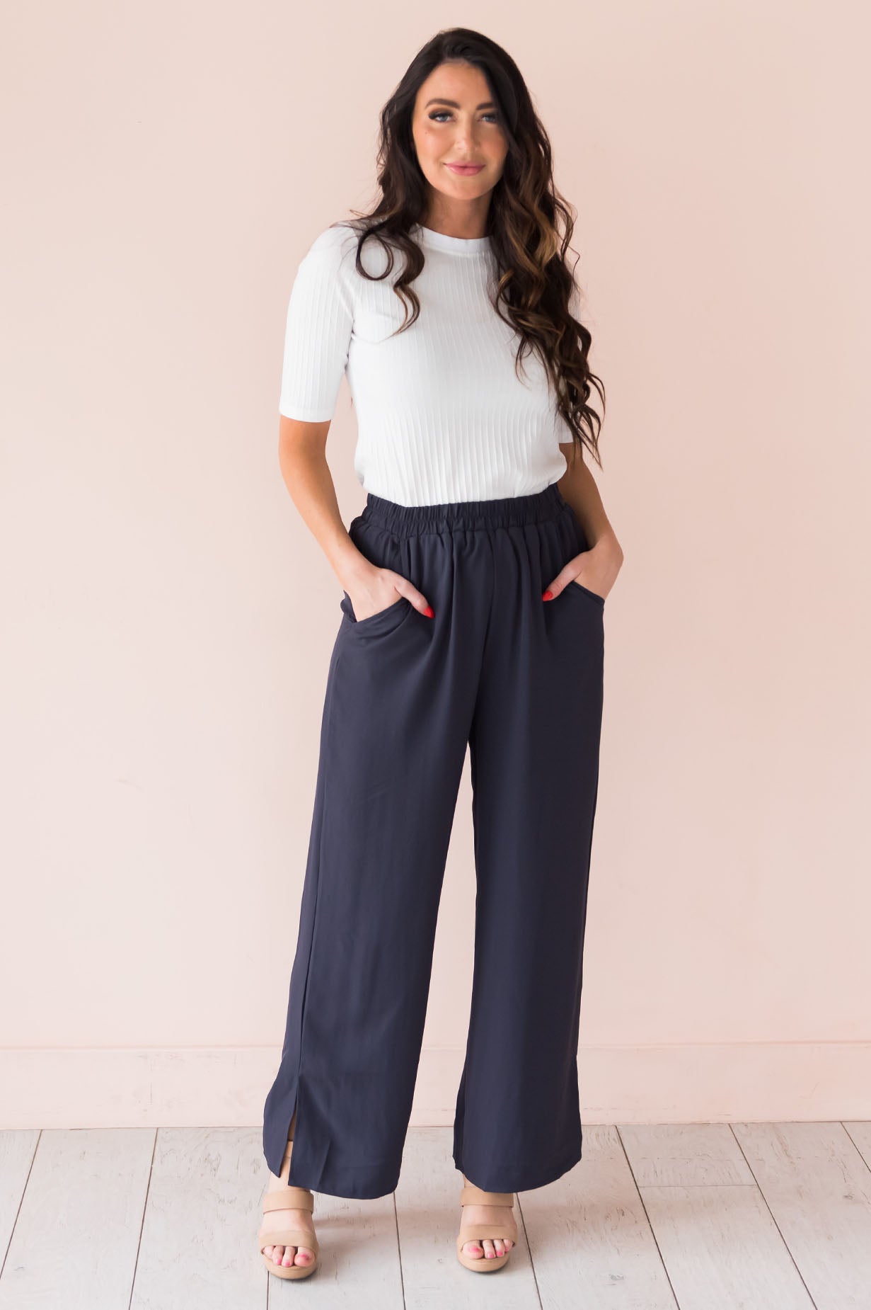 Business First Modest Palazzo Pants Modest Dresses vendor-unknown