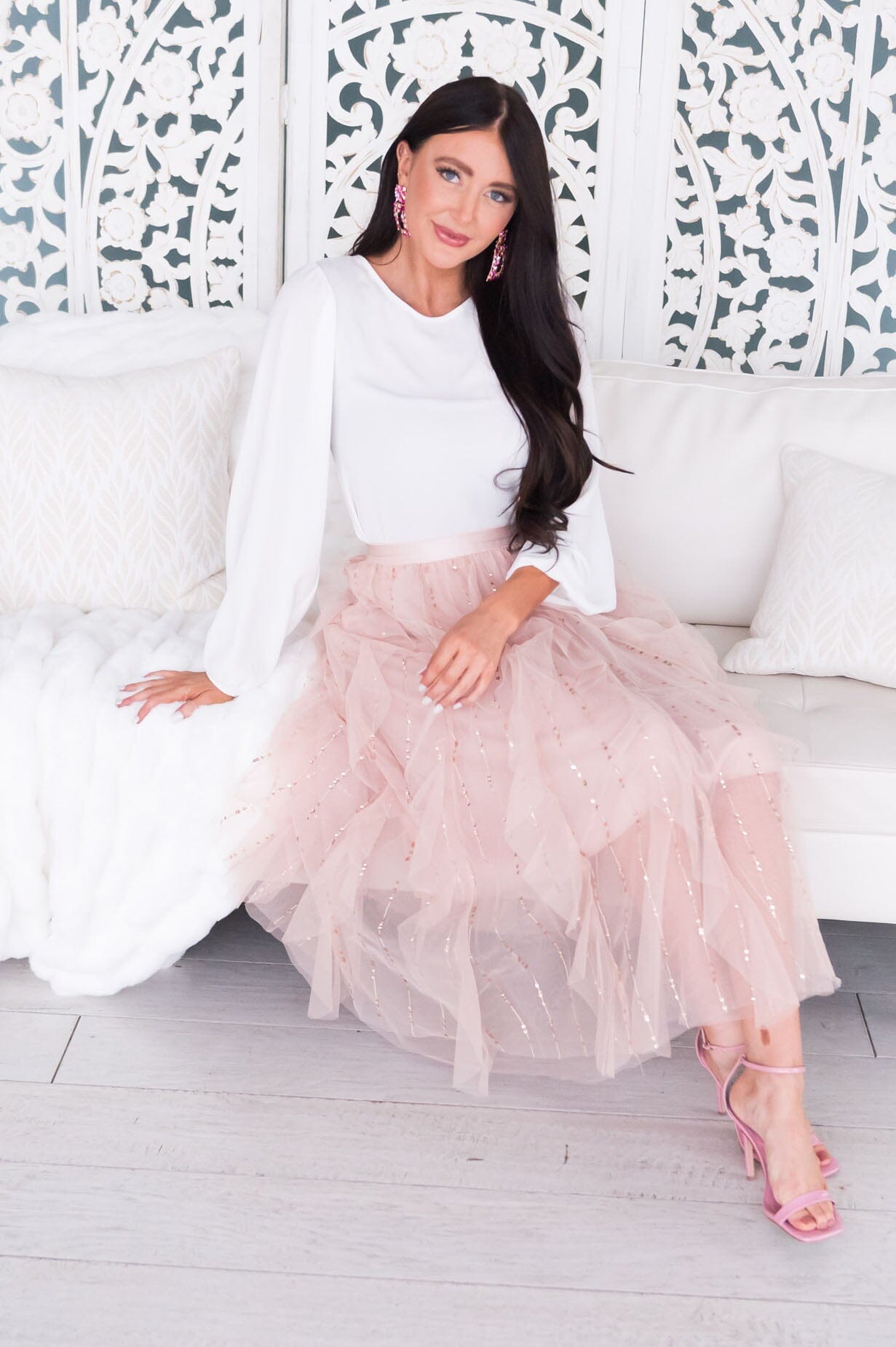 May All Your Dreams Come True Modest Tulle Skirt Skirts vendor-unknown