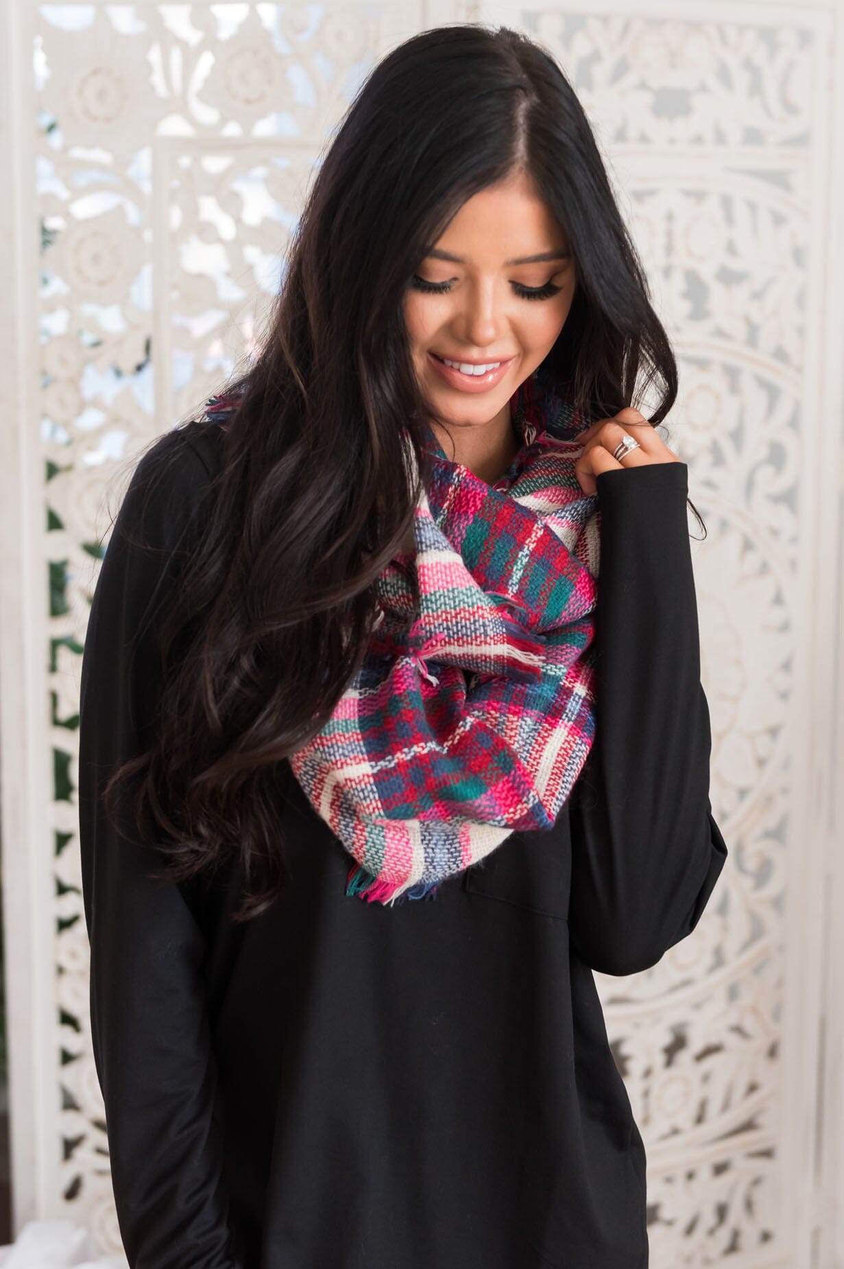 Christmas Caroling Woven Scarf Accessories & Shoes Leto Accessories